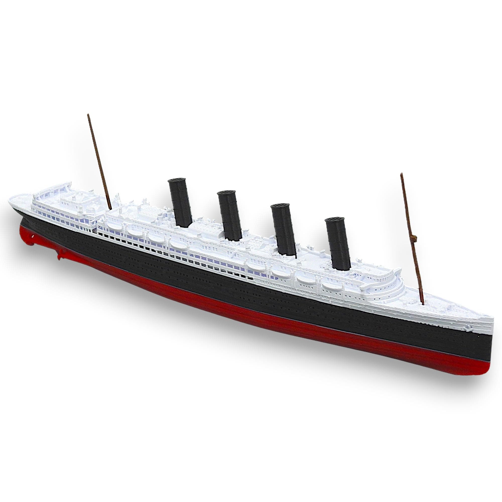 RMS LUSITANIA Wartime Model - Highly Detailed Replica Historically Accurate No Assembly Required - 1 Foot in Length