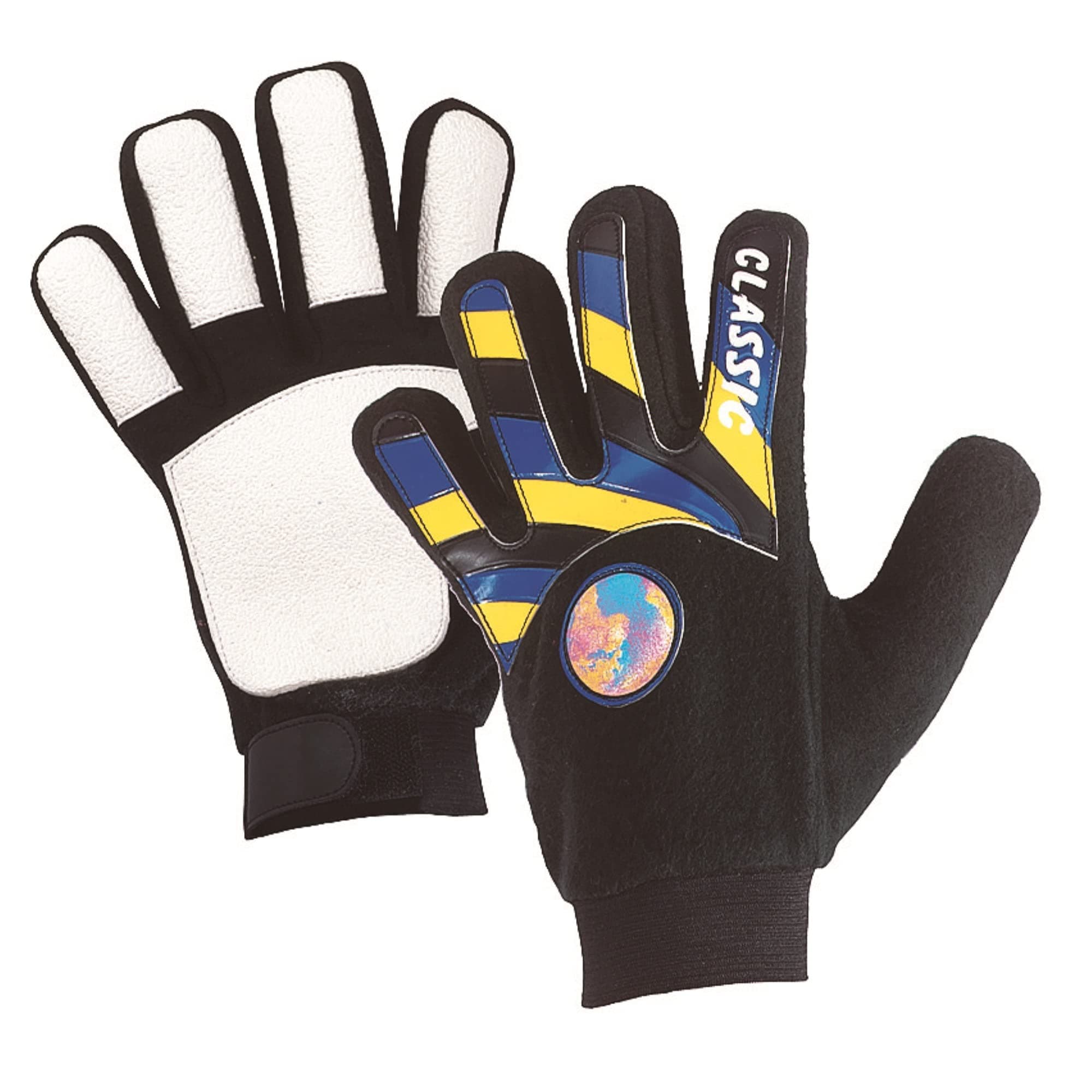 Player's Gloves, Goalie Gloves Blue/black/yellow X-Large