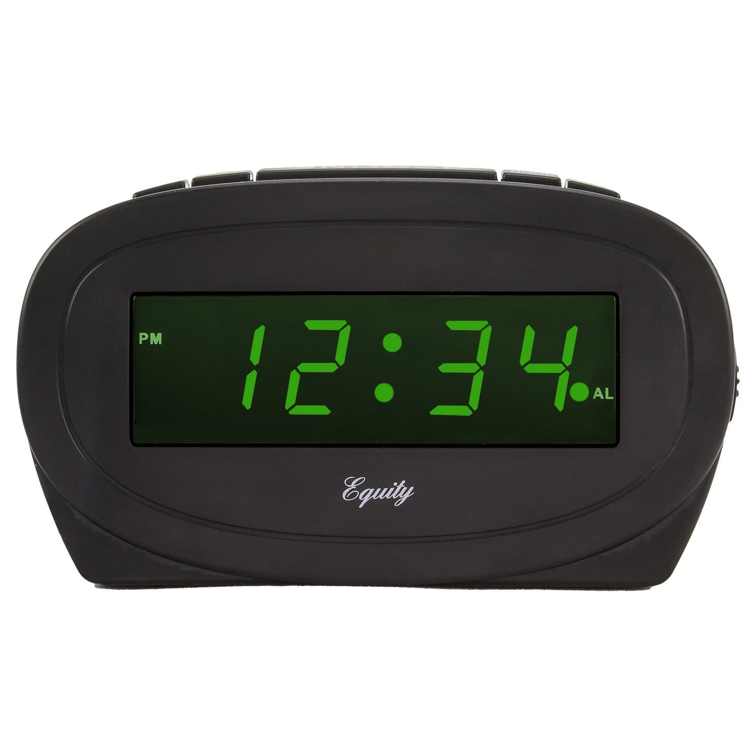 Equity by La Crosse 30226 Digital Green LED Electric Alarm Clock