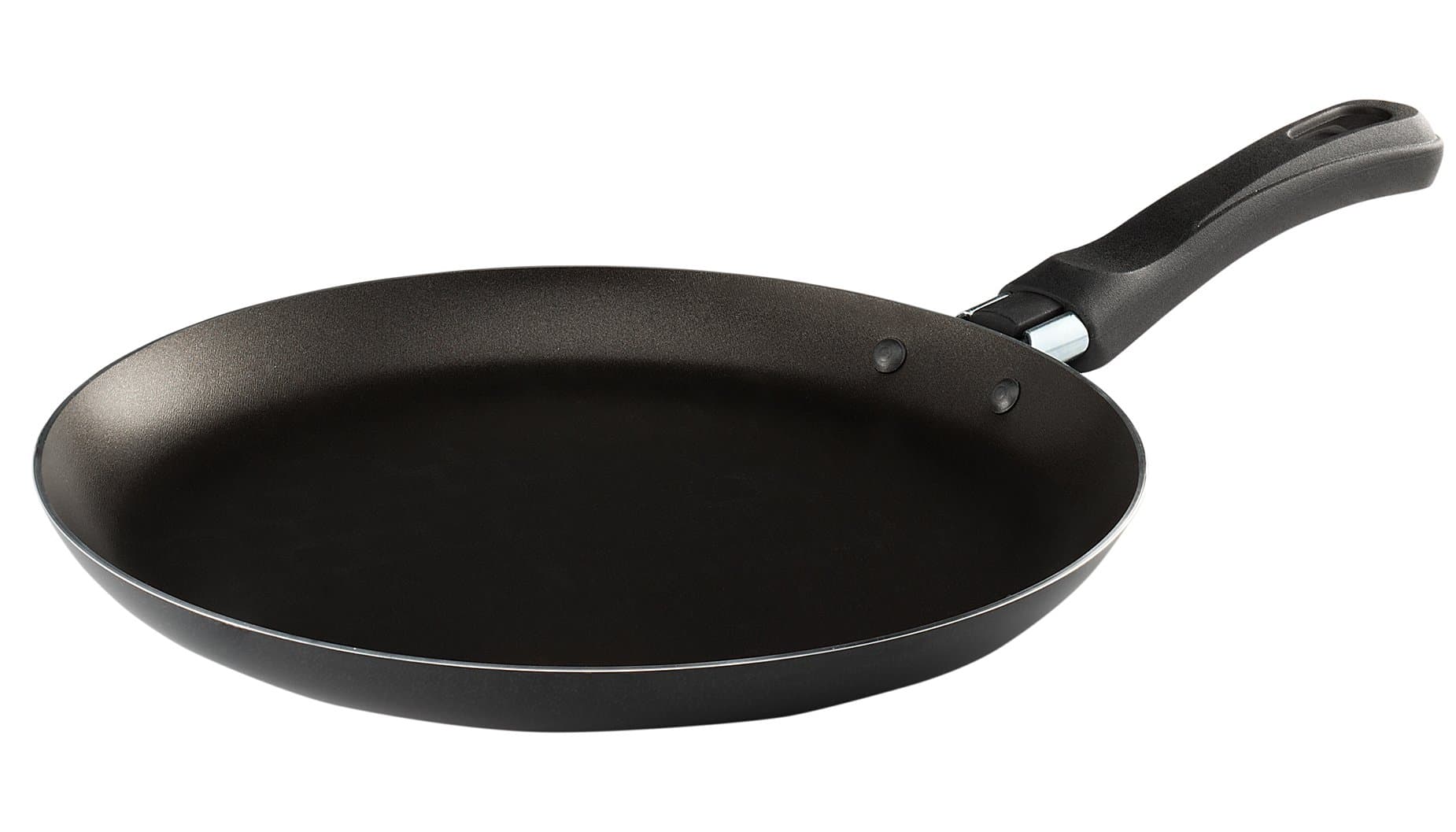 Essenso Bronx Crepe Pan, Dishwasher Safe with PTFE Free Nonstick Interior, 8.7", Black