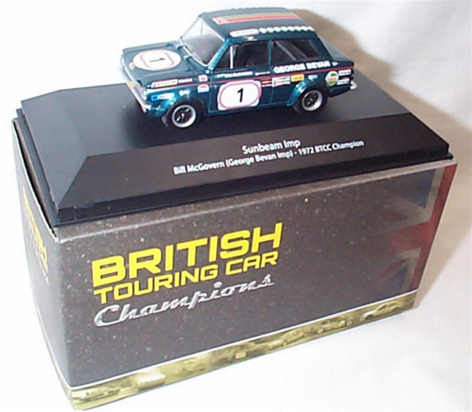 atlas editions Sunbeam Imp Bill McGovern 1972 BTCC Champion car 1.43 scale diecast model