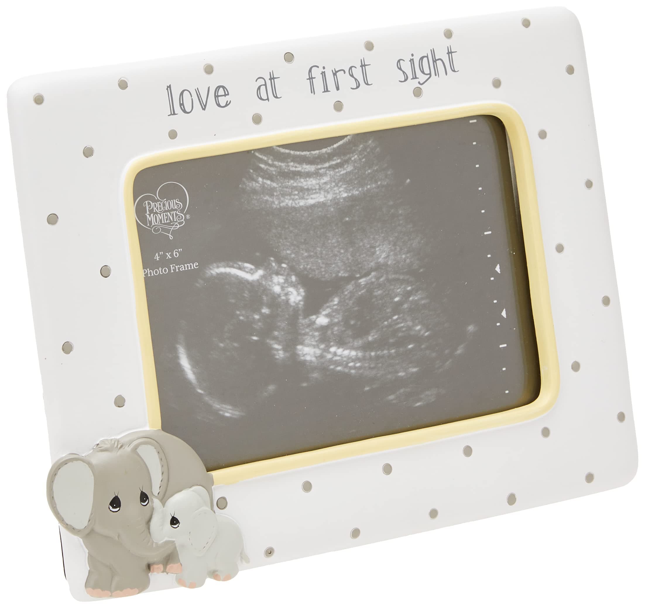 Elephant Love at First Sight Ultrasound 4 x 6 Resin & Glass 183407 Photo Frame One Size Multi