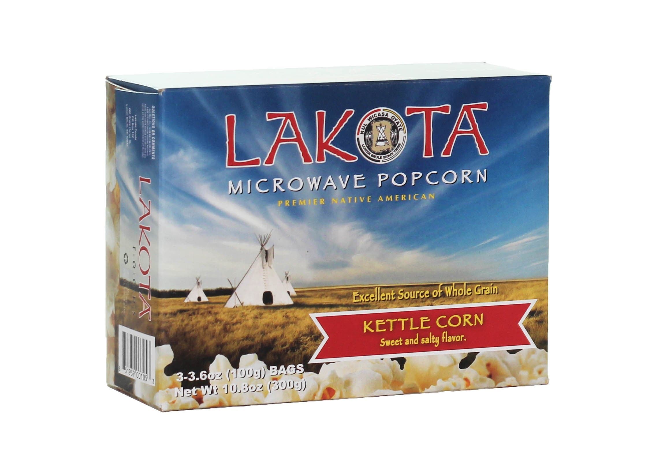 Lakota Foods Microwave Popcorn: Kettle Corn
