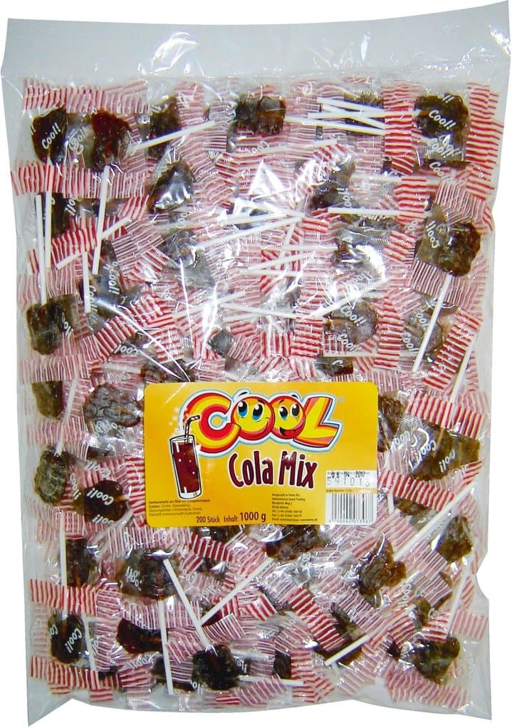 Cool Cola Mix 200 mini Lollies