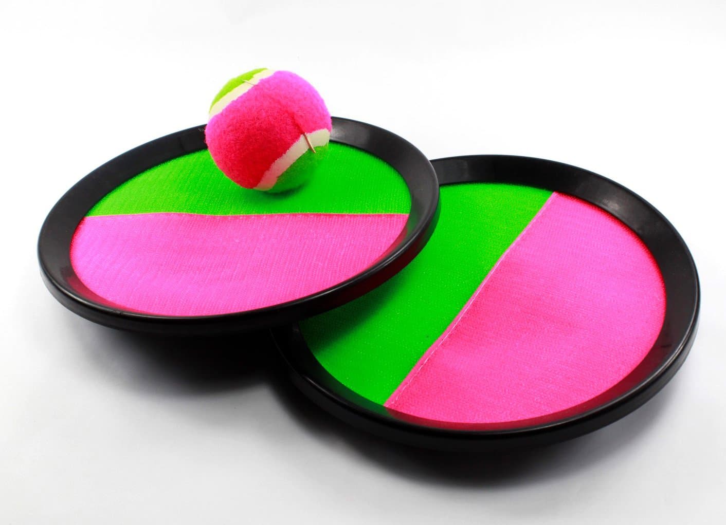 Bat Ball Set Throw and Catch Game Garden Summer Outdoor Beach Fun Hit Stick.