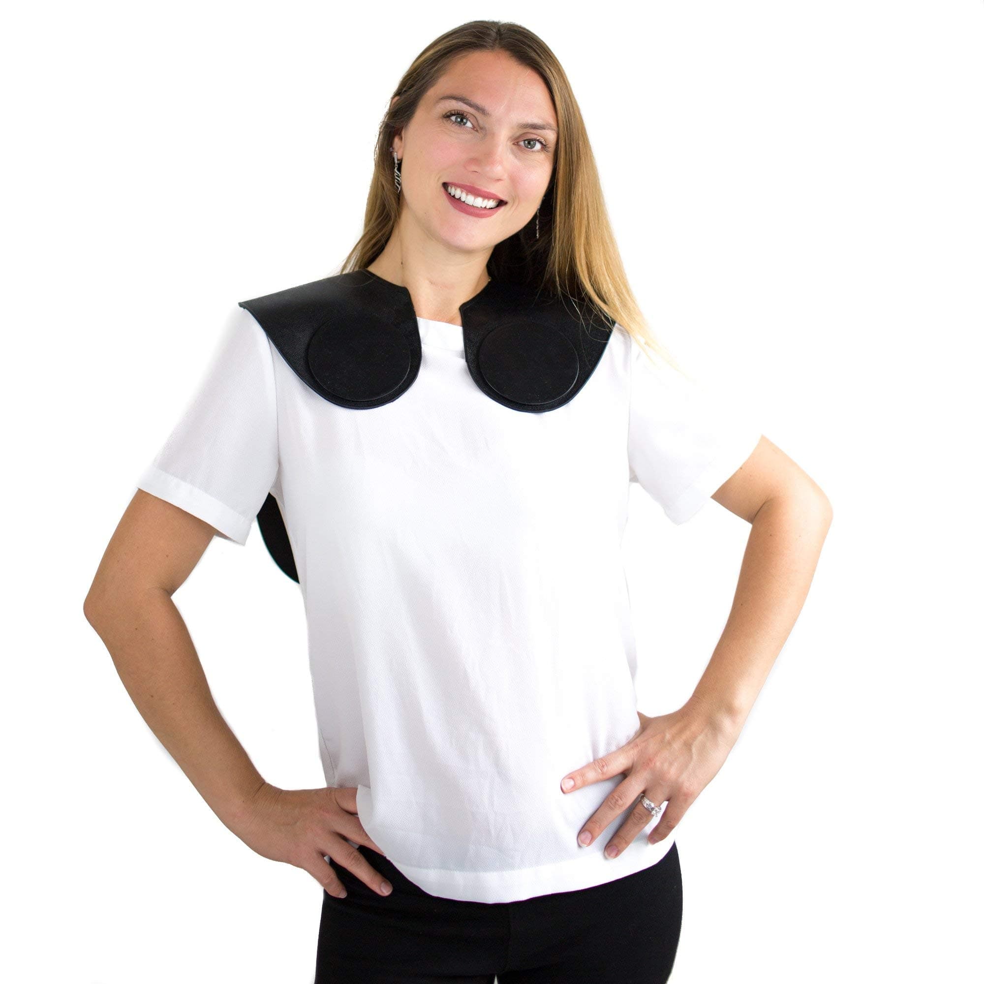 Hair Cutting Collar - Non-Slip, Glossy Silicone Material - Weighted Front Hair Collar - Cutting Collar for Hair Cut - Weighted Cutting Collar Hairdressing