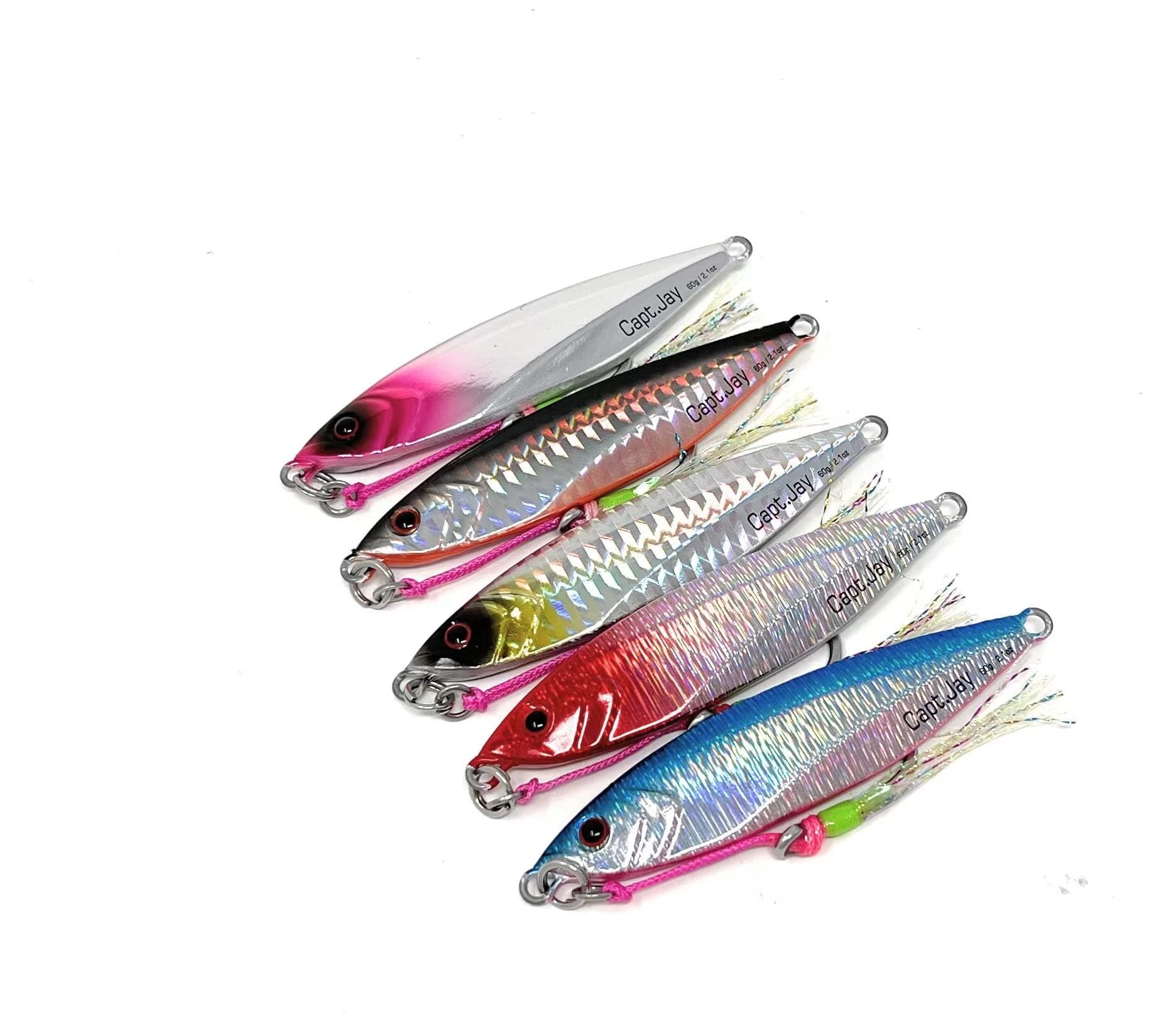 Capt Jay Fishing Saltwater jigs Speed Jigging Slow Jigging Pitching Lures,Vertical Jigging Artificial Lures Jigging Lure Fishing jigs