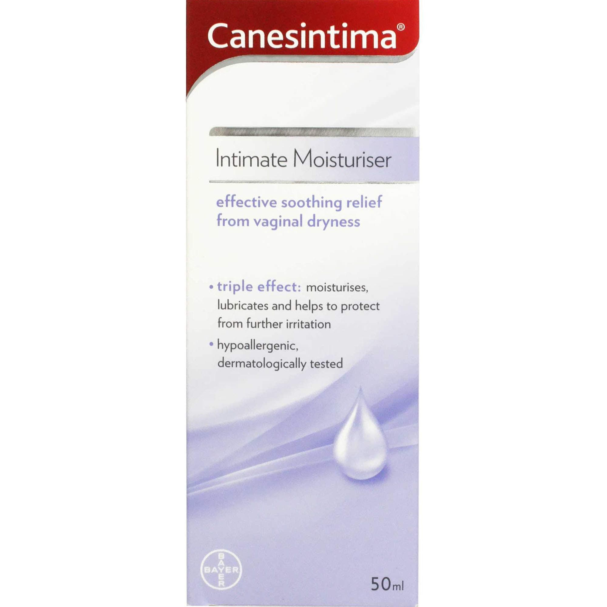 Canesintima Intimate Moisturising Gel | Water-Based with Camellia Japonica & Hyaluronic Acid to help moisturise. Contains glyercin for Effective Dryness Relief - 50 ml