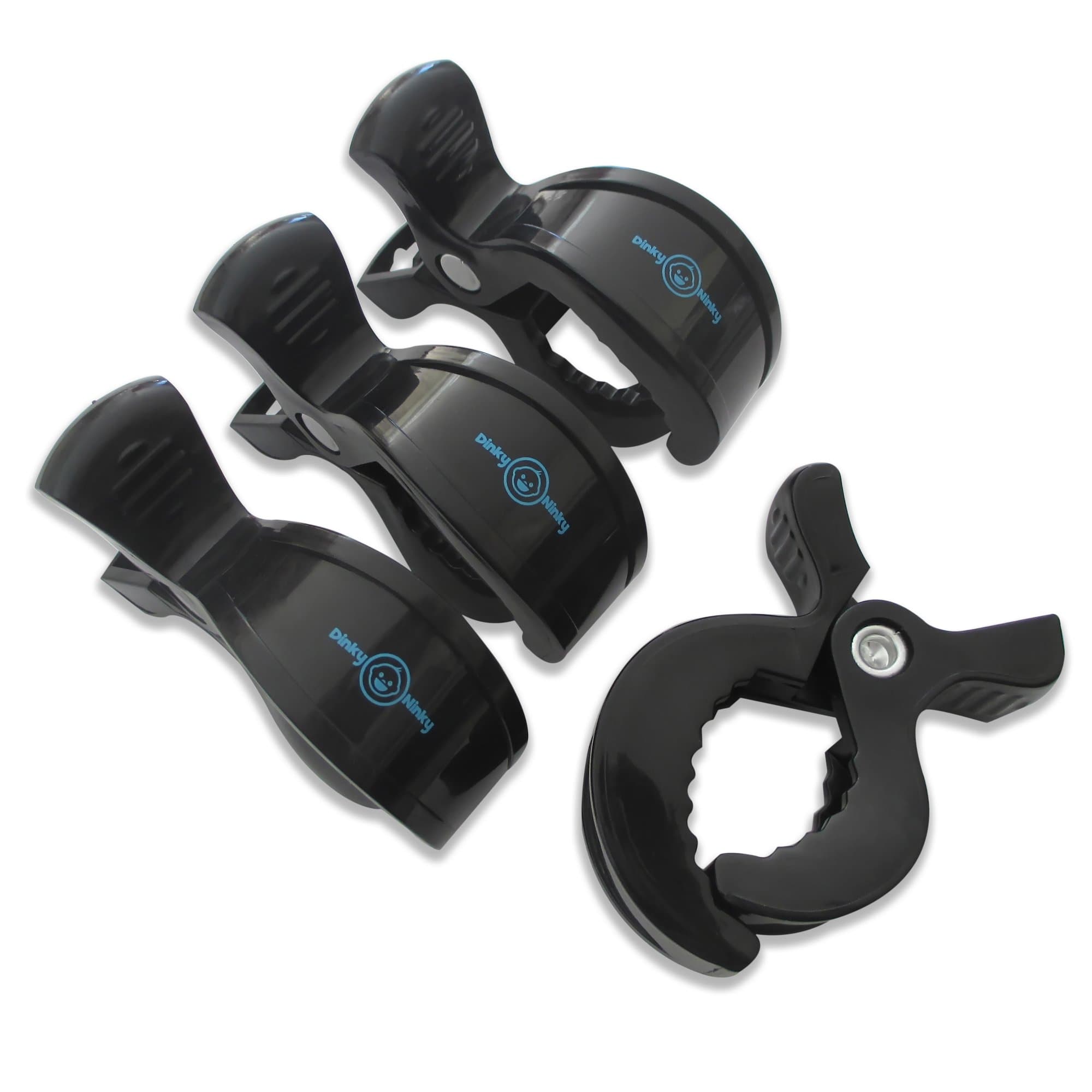 Stroller Clips to Hook Muslin Sun Shade to Canopy, Car Seat Cover Clip, Nursing Cover, Pram Toy Holder, Blanket Clamp - Best Baby Shower Registry Gift - Buggy Accessory