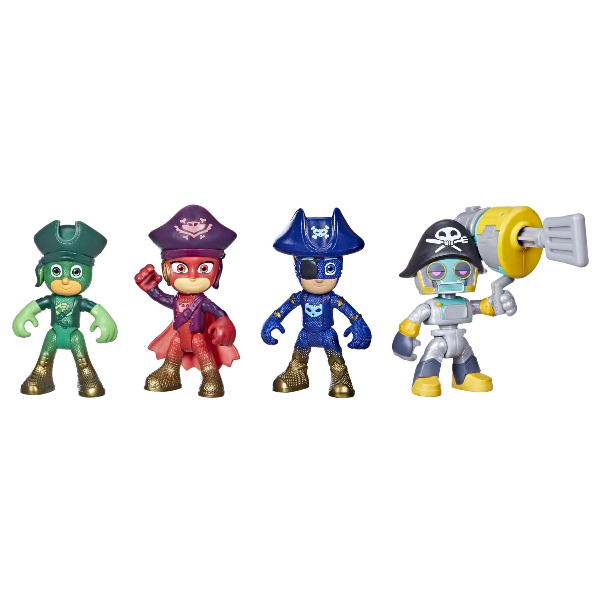 Ahoy Heroes Action Figure Set, Preschool Toy for Kids Ages 3 and Up, Includes 4 Action Figures and 1 Accessory