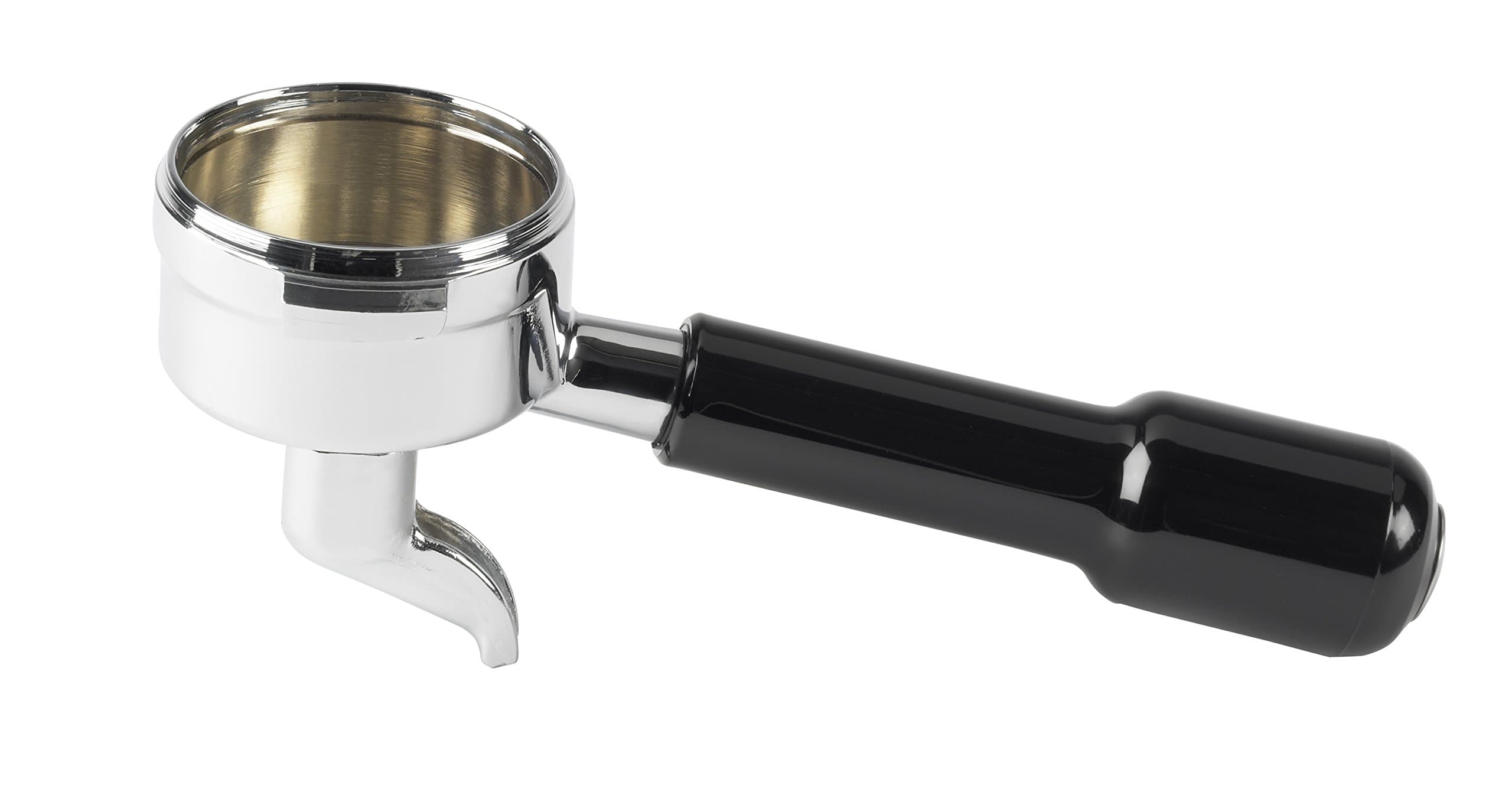 Portafilter 1 Cup Rancilio Silvia with single spout comes without basket, you can use any Tamper with Tamp size of 58mm