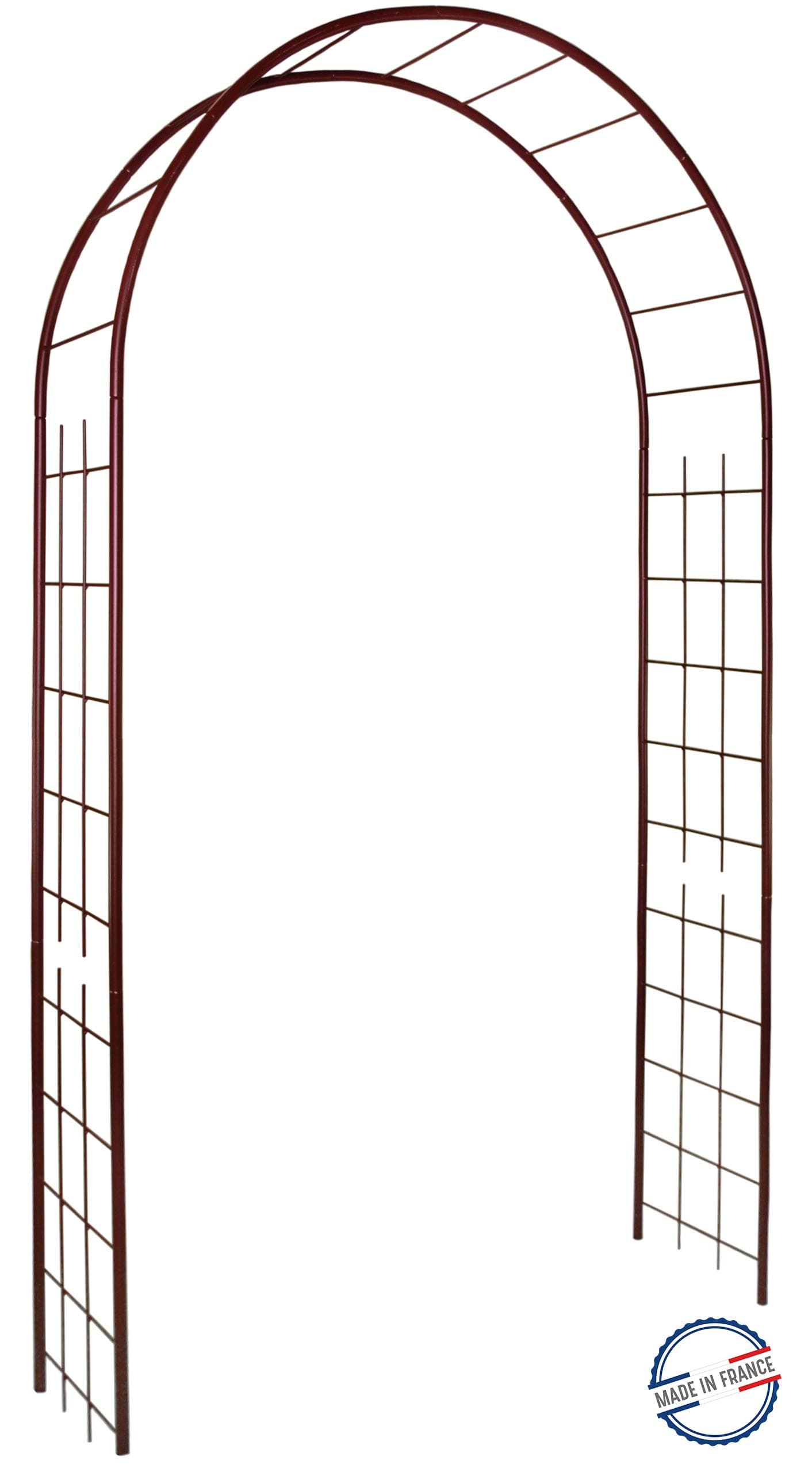 Louis 3146 Windmill Garden Arch Trellis with Iron Metal Distressed Design 130 x 250 cm
