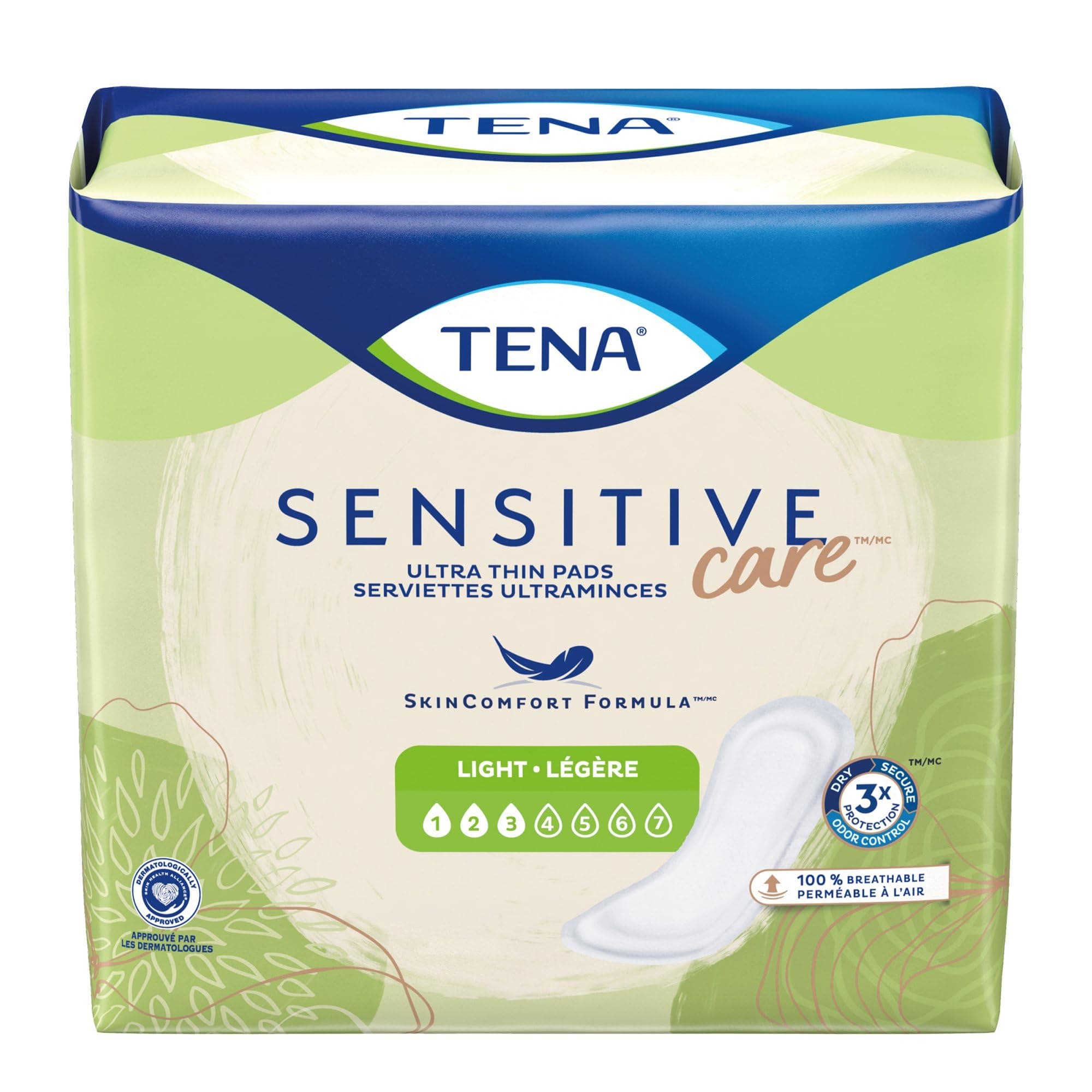 Tena 48200 Serenity Ultra Thin Long Pads 24/Pack