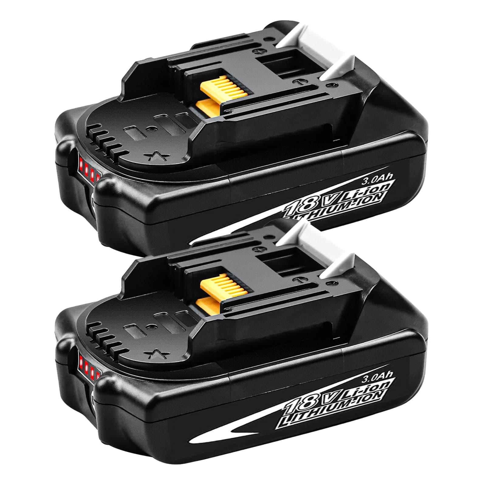 BL1830B Replacement for Makita 18V Battery Compatible with Makita 18V Battery BL1815 BL1830 BL1830B BL1860B BL1850B BL1840B LXT-400 Cordless Power Tools with Indicator