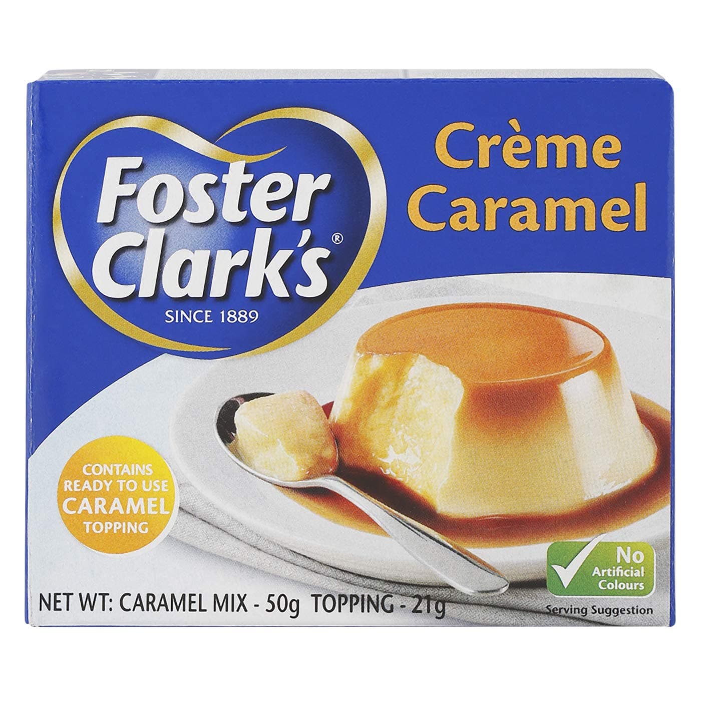 Foster Clarks Creme Caramel Mix and Topping, 71 g