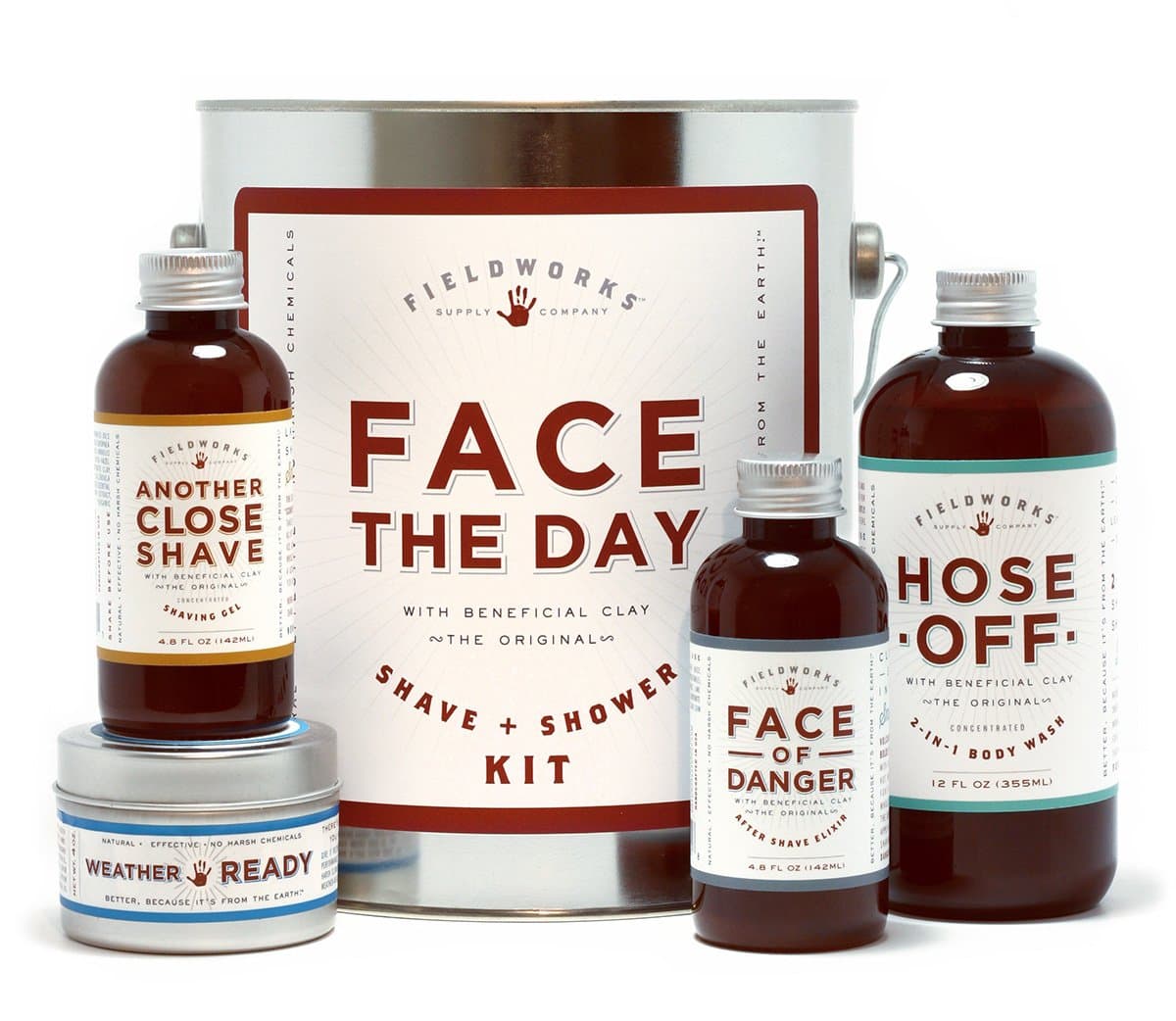 Face The Day All Natural Shower and Shave Gift Set