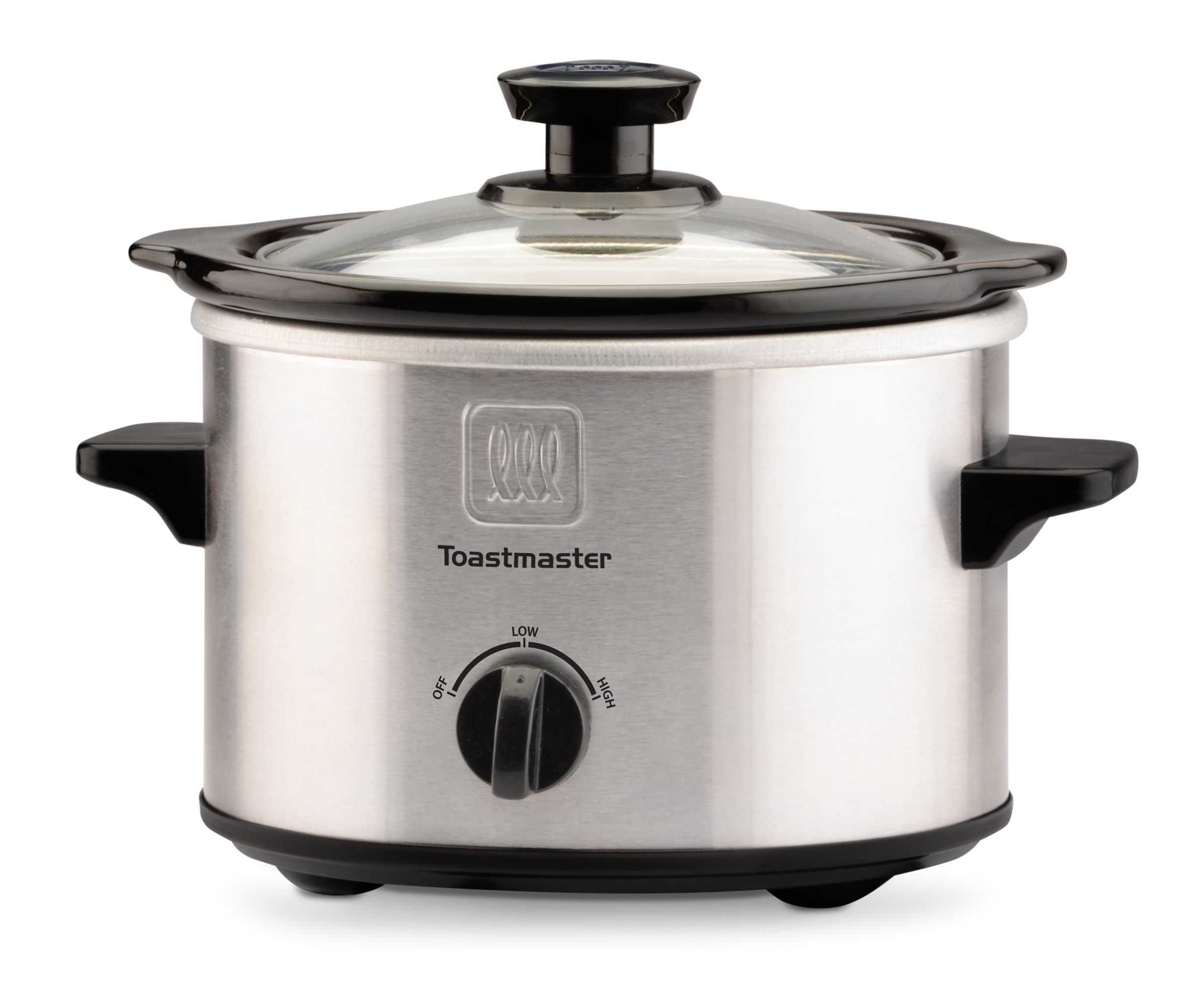 Select Brands TM-151SC 1.5 quart Stainless Steel Slow Cooker, Silver/Black