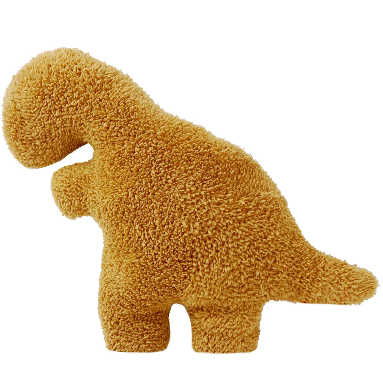 Tyran rex-14 inch Dino Chicken Nugget Plush, Soft Dinosaur Chicken Nuggets Pillow for Birthday Gifts, Dinosaur Theme Party Decorations (Dino-C)