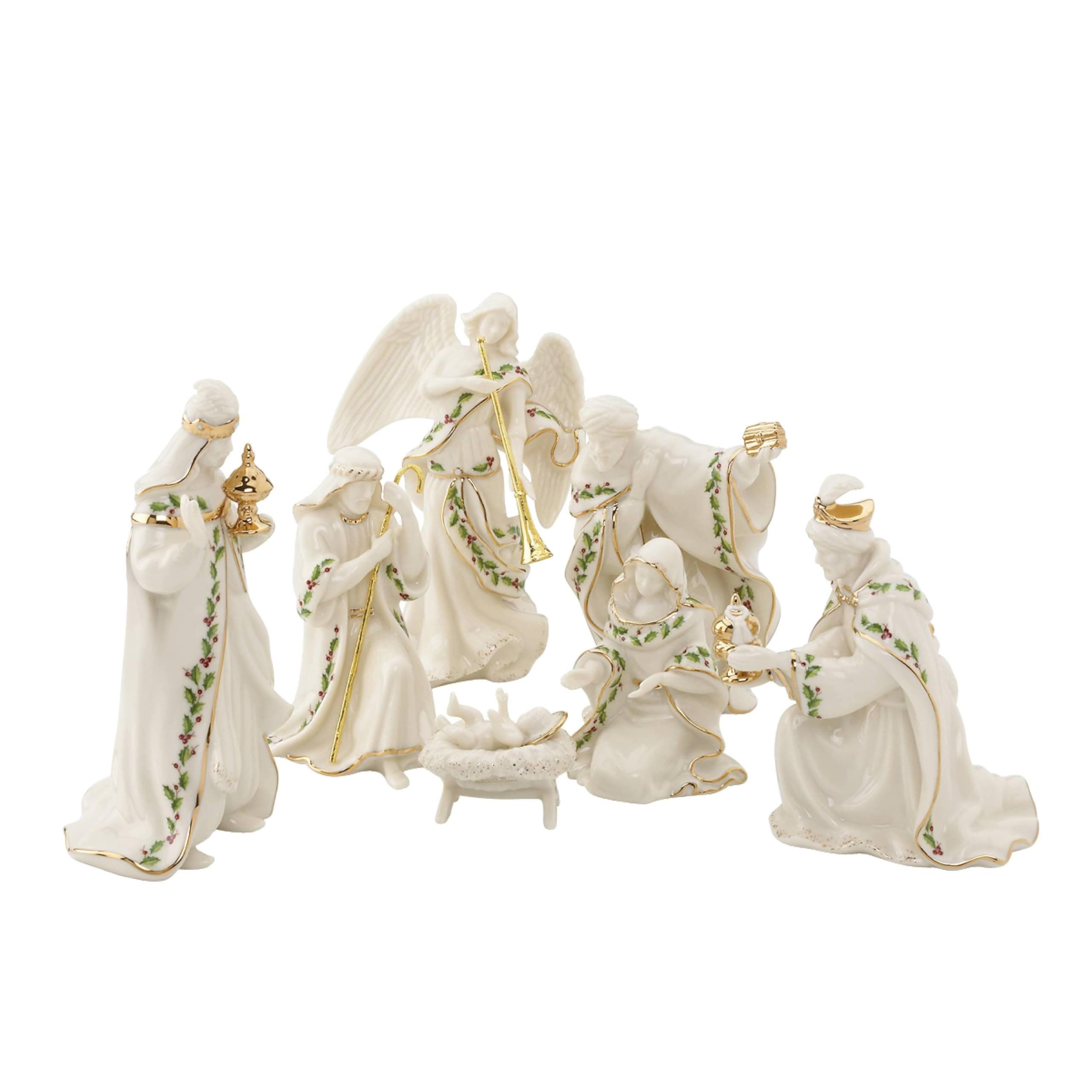 Holiday Nativity, Set of 7 (Holy Family, Three Kings, Angel)