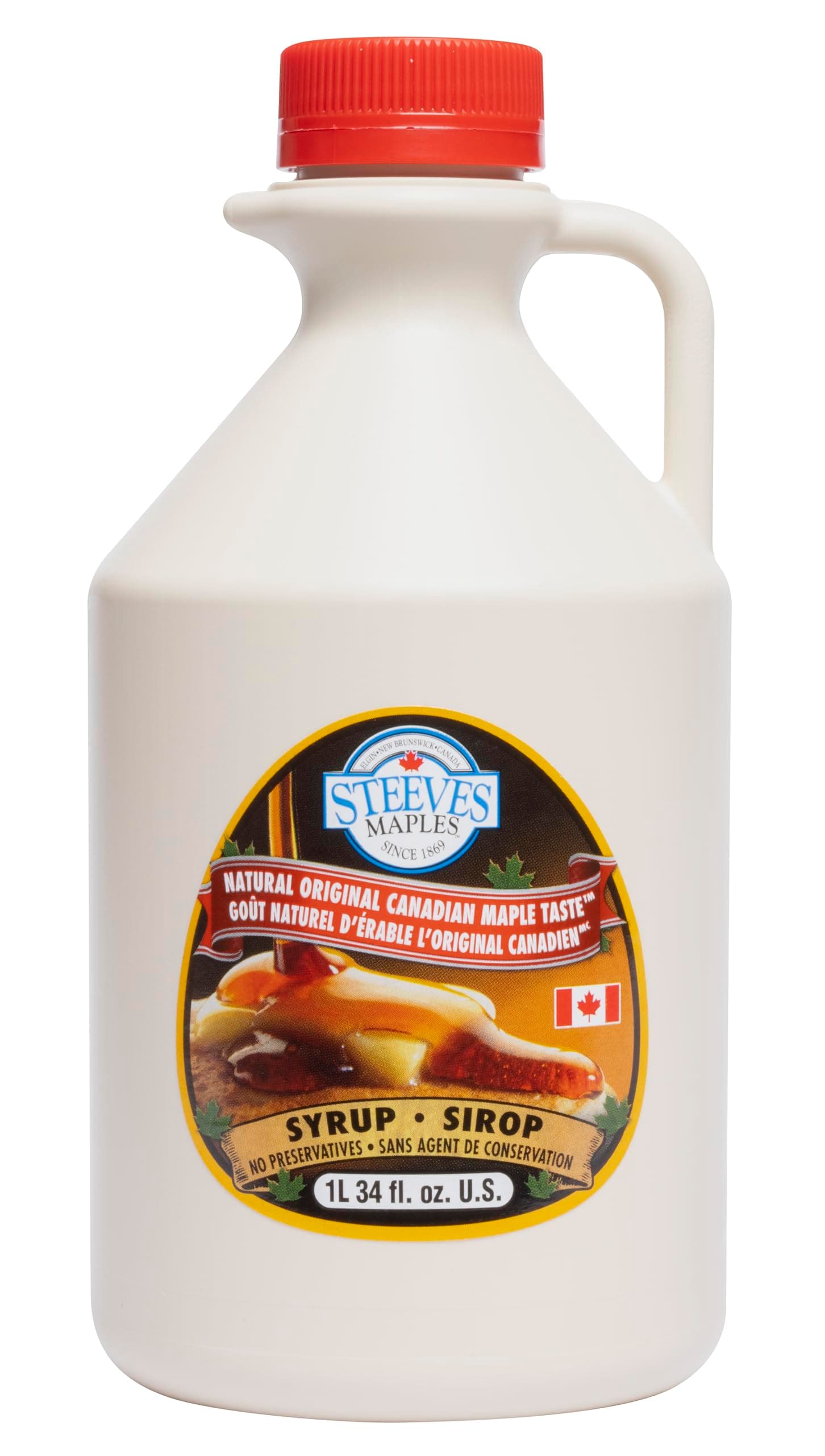Steeves Natural Original Canadian Maple Taste Syrup 1L