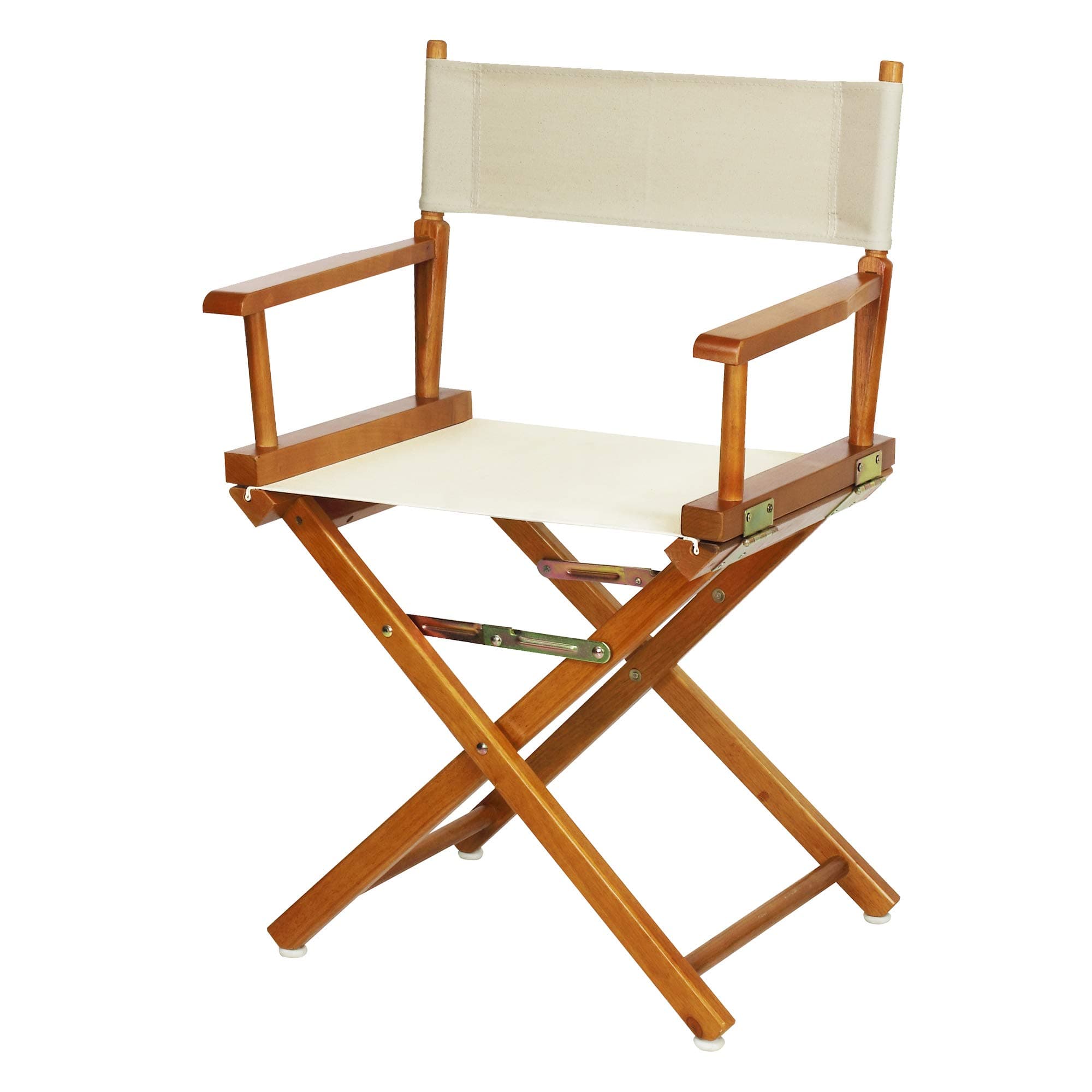 18" Director's Chair Honey Oak Frame with Wheat Canvas
