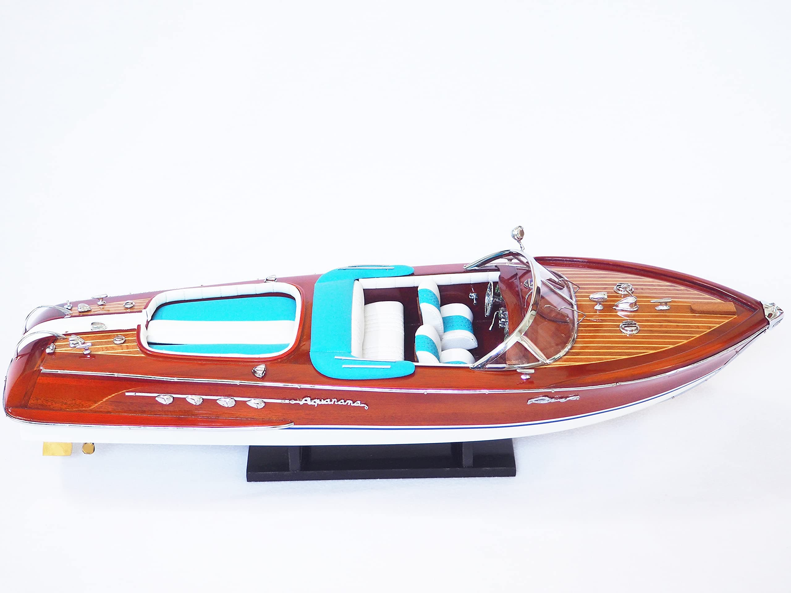 Riva AQUARAMA 21" (53 cm) Wood Boat Model Fully-Assembled