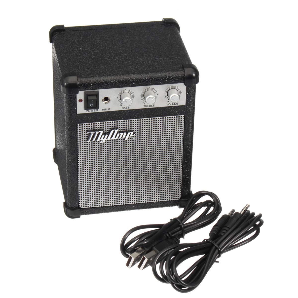4" Micro Portable 5-watt Battery Powered Guitar Amp Amplifier 4 ohms w/USB