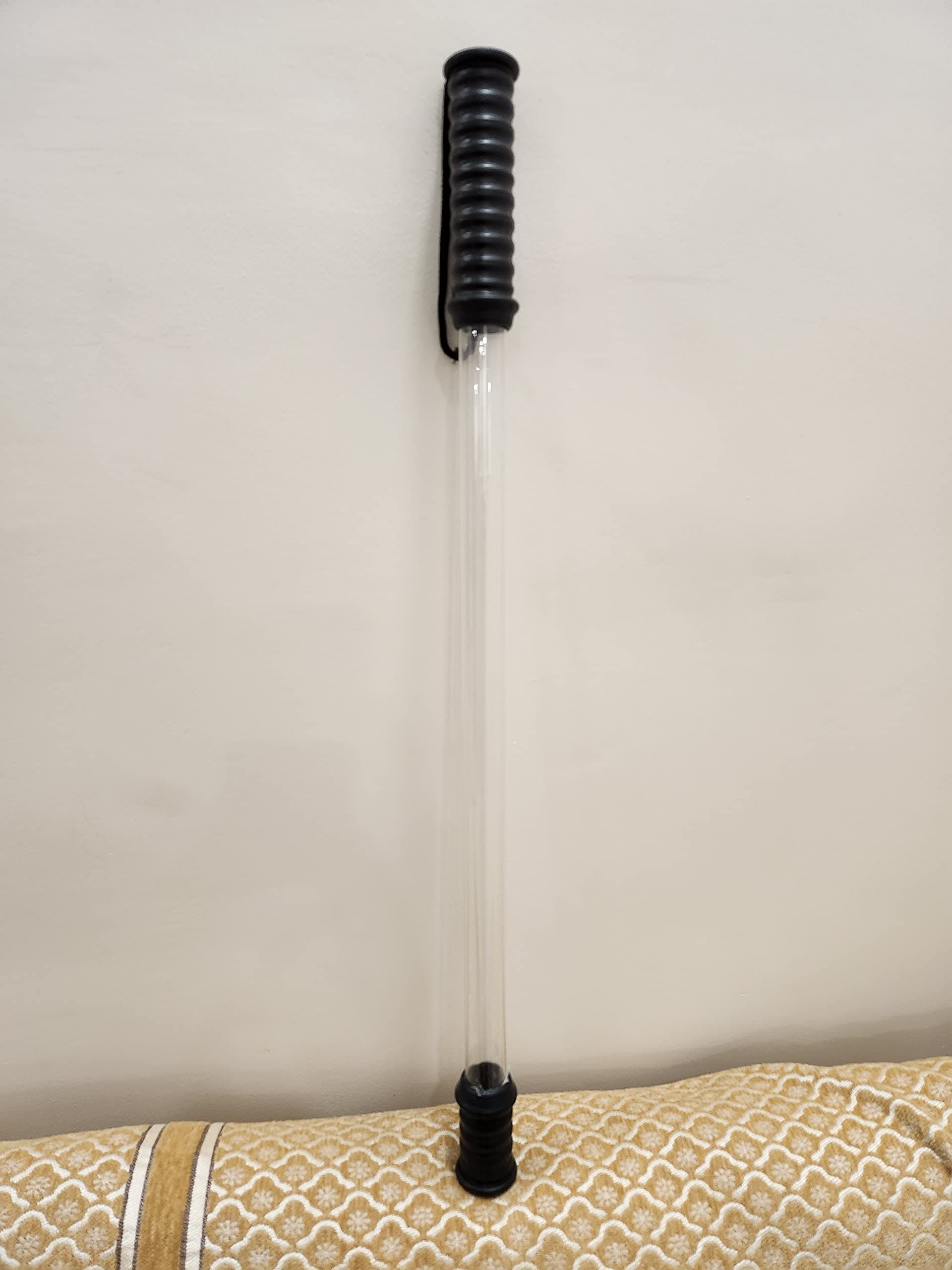 Rana Polycarbonate Safety Stick (Pack of 1) High Impact Resistance,Light Weight, Scratch Proof, Anti Slip Bottom Security Stick/Fiber Rule/Fibre Stick/Police Fiber Stick/Walking Cane/Walking Rule