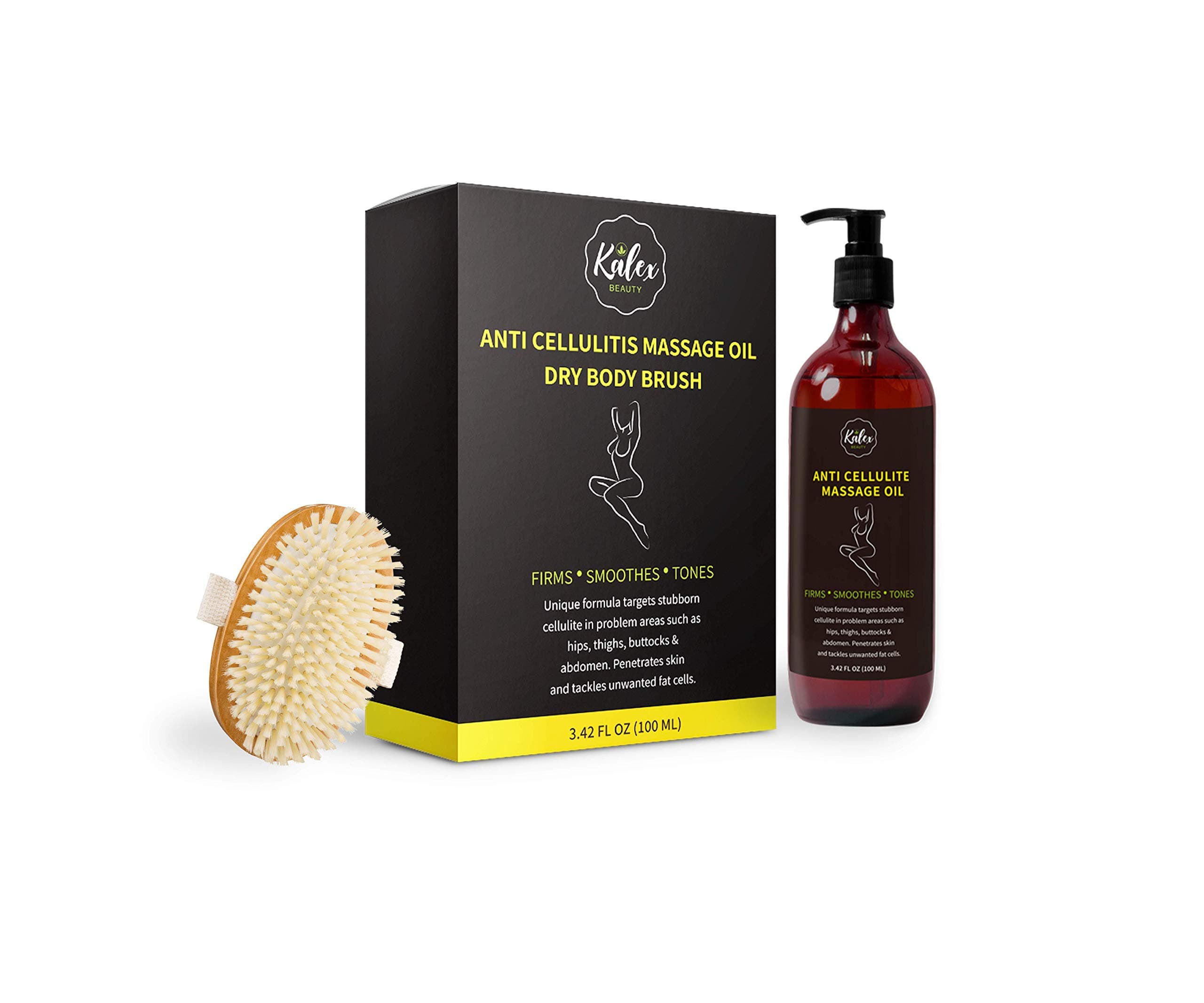 Cristalbox 3 in 1 Best Body Bath Brush, Improves Skin`s Health and Beauty, Great for Cellulite, Exfoliating, and Dry Skin removal, 1 Horse Hair(Hard), 1 Boar Bristles(medium),1 Nanofiber Hair(Soft)