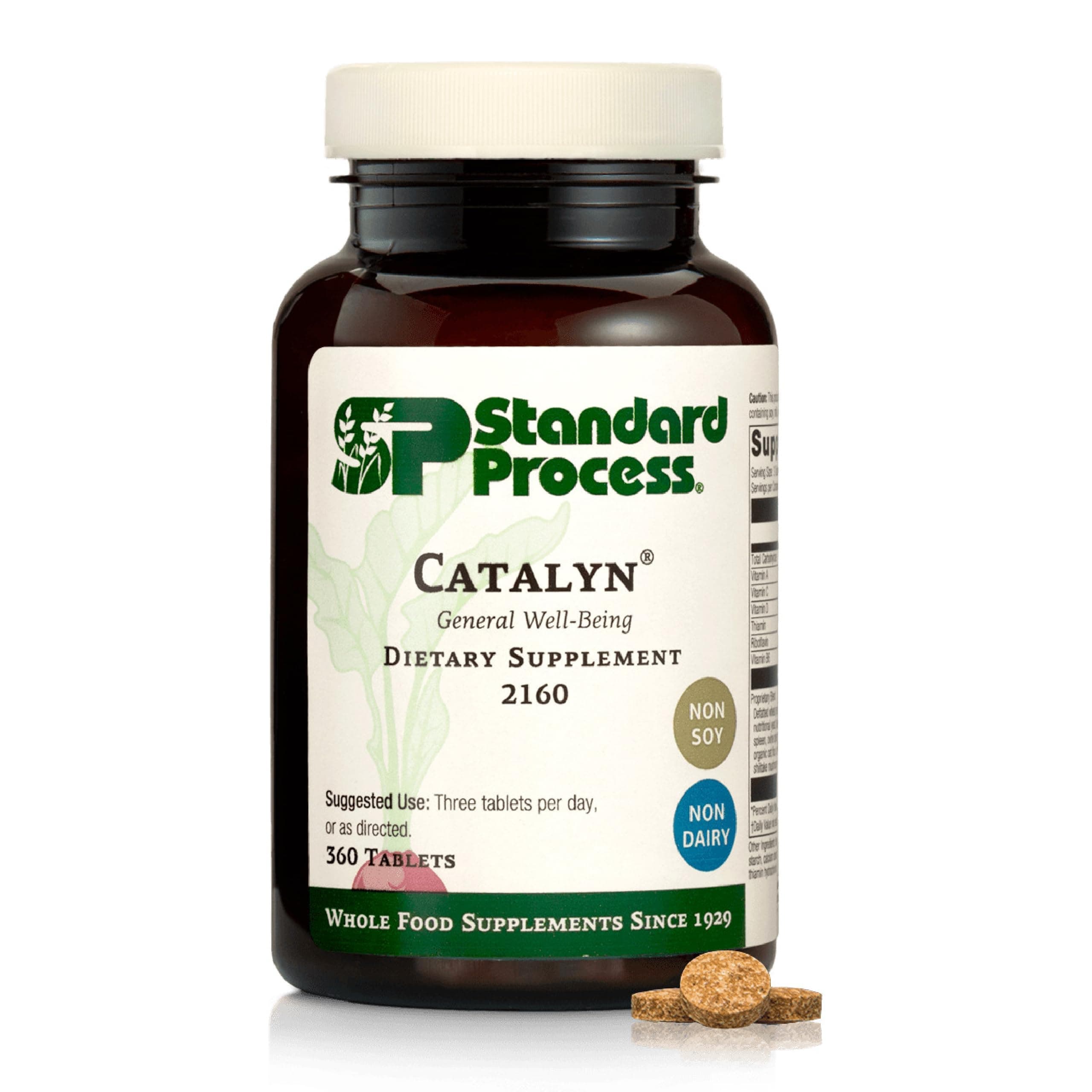 - Catalyn - Vitamins A, B6, C, D, Thiamin, Riboflavin, Whole Food Based Ingredients - 360 Tablets