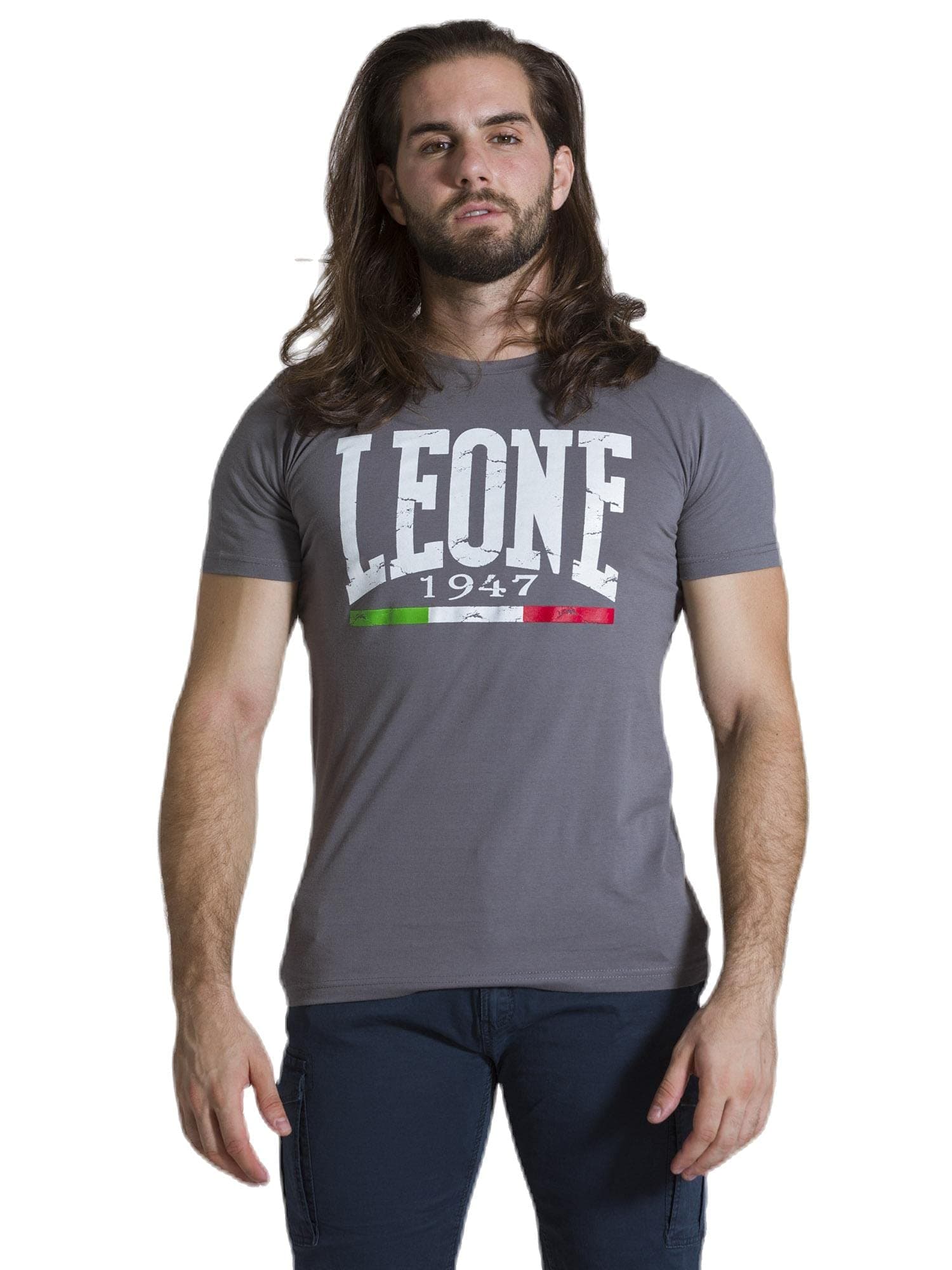 Leone - Man Tshirt S/S - Lead Grey (6), M