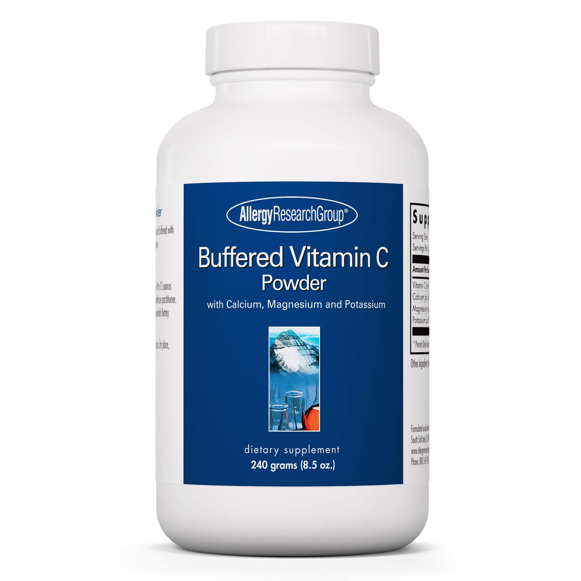 Buffered Vitamin C Powder - Antioxidant, Immune, Calcium/Mag/K - 240 g (8.5 oz)