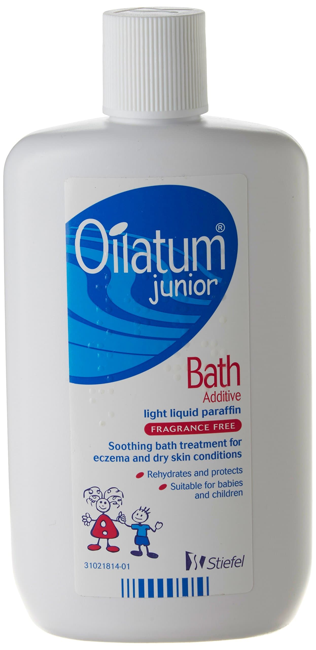 Oilatum Junior Bath Additive for Eczema and Dry Skin Conditions, 250 ml, Light Liquid Paraffin