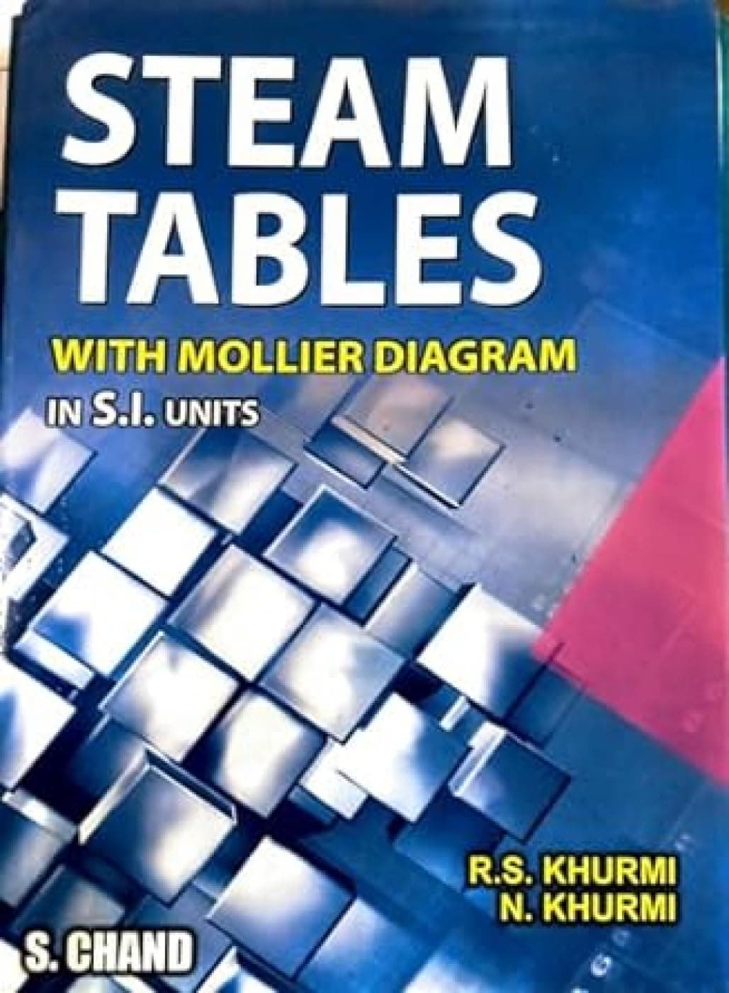 Steam Tables (With Mollier Diagrams In S.I. Units)