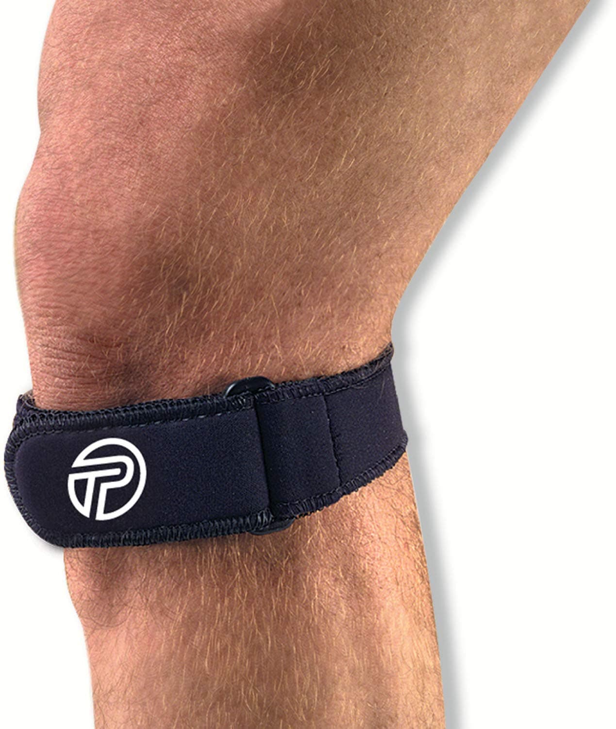 Pro-Tec Athletics Knee Pro-Tec Patellar Tendon Strap, Alleviates Patellar Discomfort, Tendinitis, Chondromalacia, Patello-Femoral Discomfort, Osgood-Schlatter's, Moderate Compression, Medium