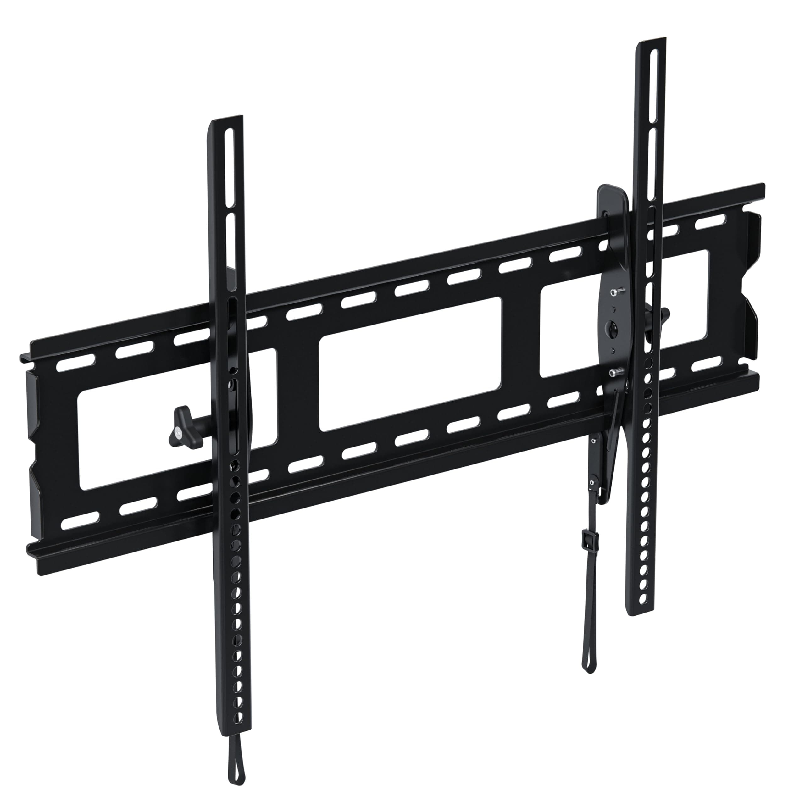 Tilting TV Wall Mount Bracket for 37" to 80" Displays up to 130lbs- Universal Low Profile Design w/ 10 Degree Tilt - Premium TV Mount Perfect for OLED & QLED