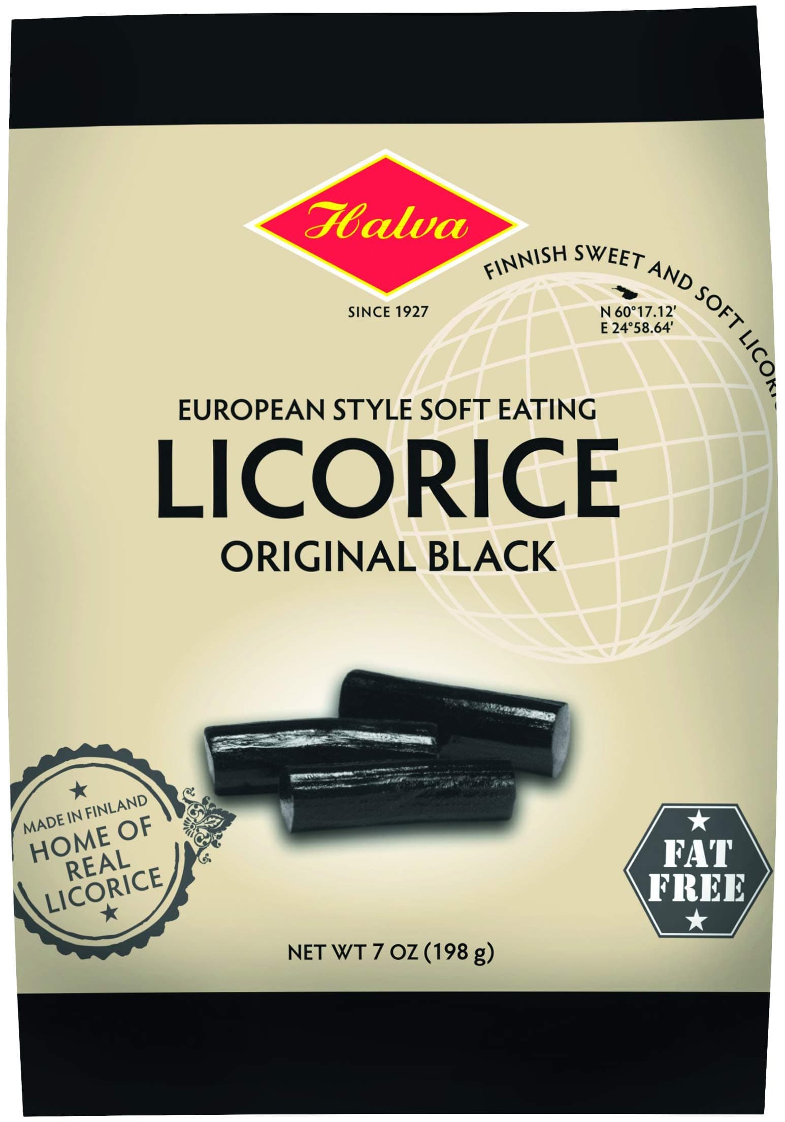 Soft Eating Licorice in a Bag 200 g (Pack of 12)