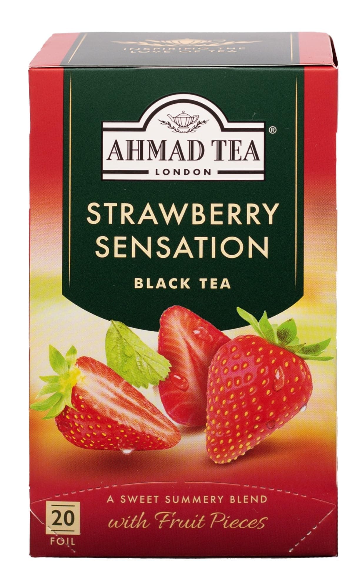 Strawberry Black Tea 1.4oz - 20 Tea Bags