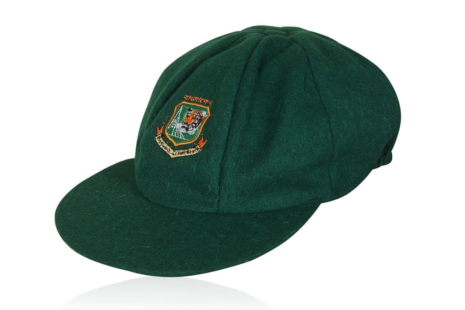 CLASSICAL TRADITIONAL MELTON WOOL GREEN BANGLADESH CAP WITH TEST LOGO