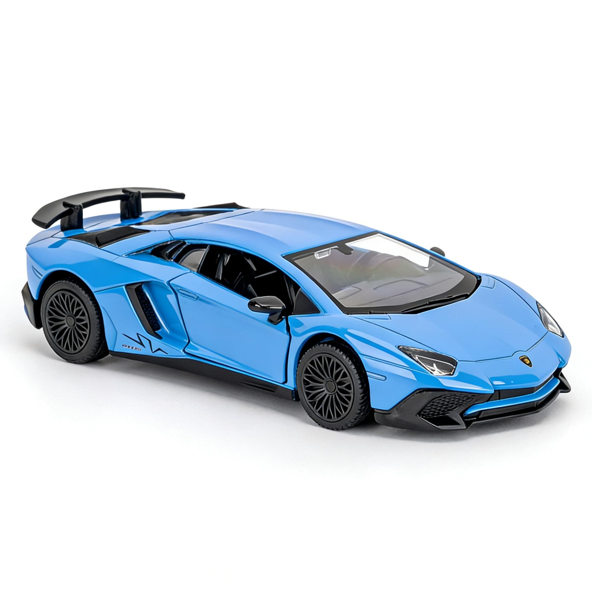 1/36 Scale Aventador LP700-4 Casting Car Model, Zinc Alloy Toy Car for Kids, Pull Back Vehicles Toy Car for Toddlers Kids Boys Girls Gift (Blue) Aventador LP700-4-blue