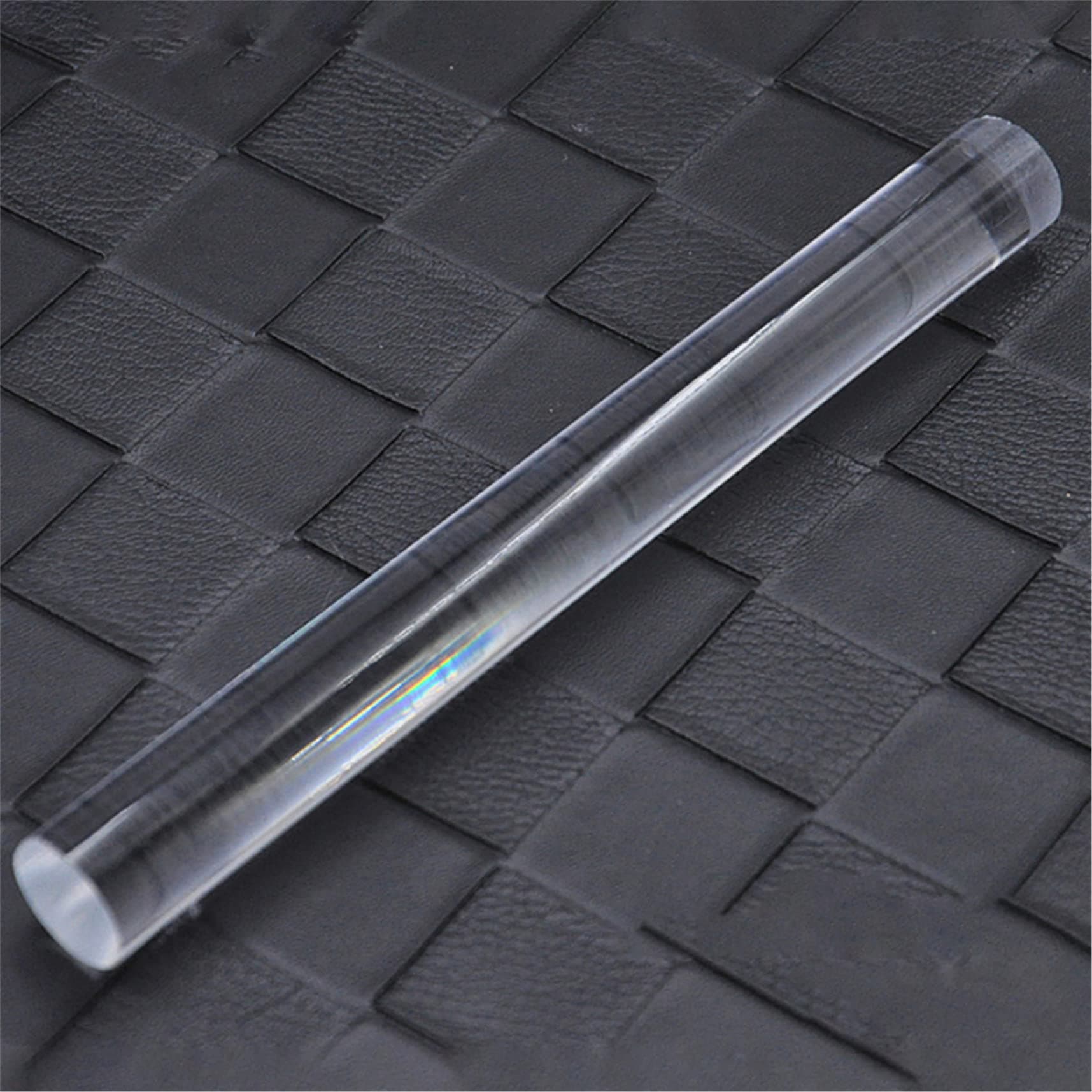 JIFNCR Acrylic Rolling Pin for Plasticine Clear Rolling Clay Bar DIY Acrylic Clay Roller,1#