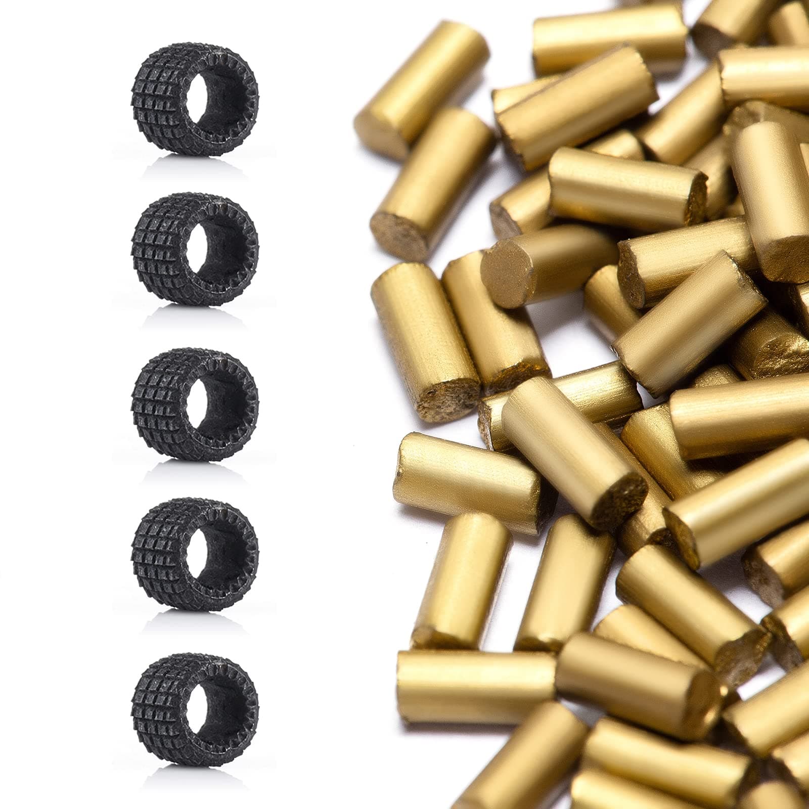 5 Flint Wheel and Spare Flint for S.T. Dupont Lighter