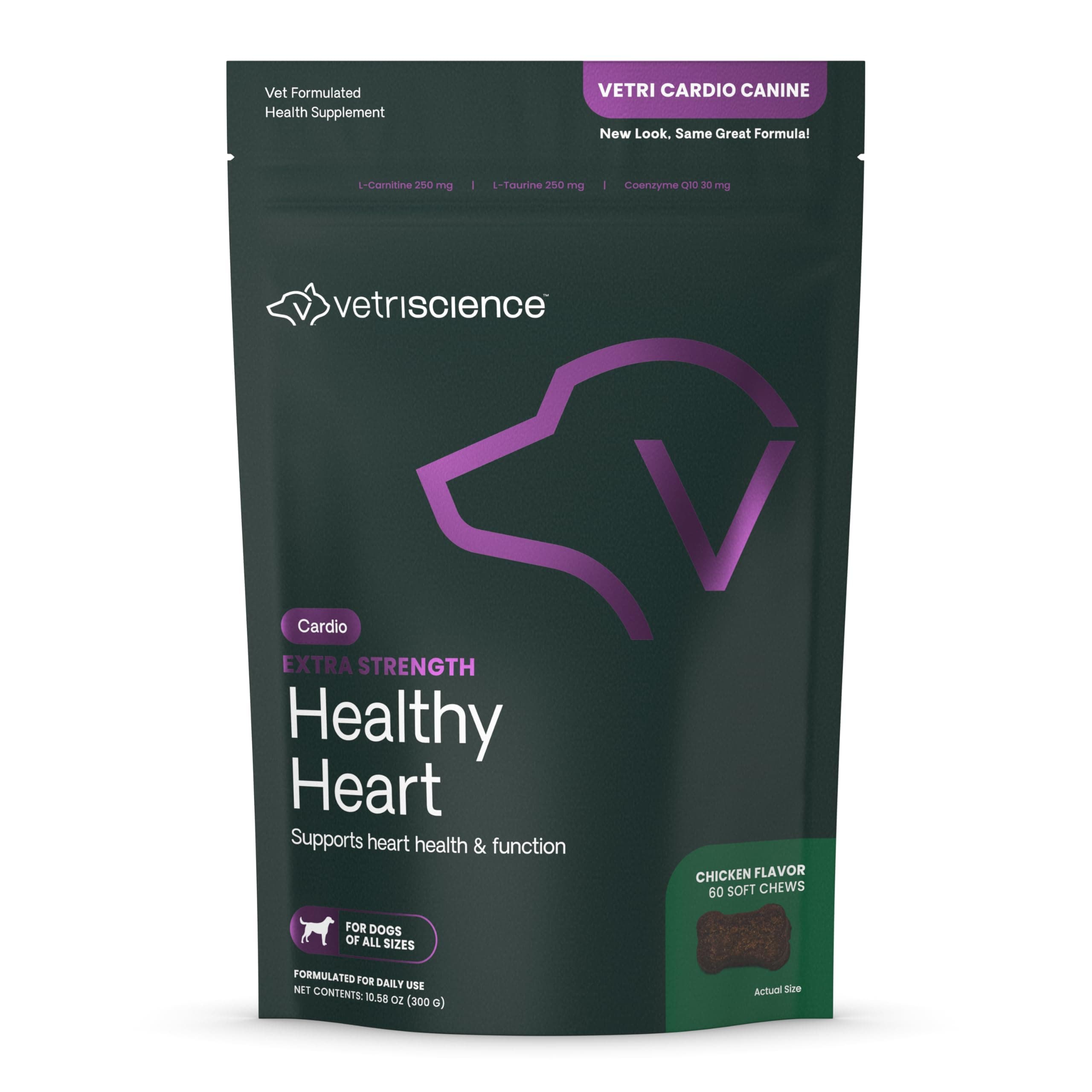Vetri-Science Laboratories Cardio Strength Canine Bite Size Chews for Pet