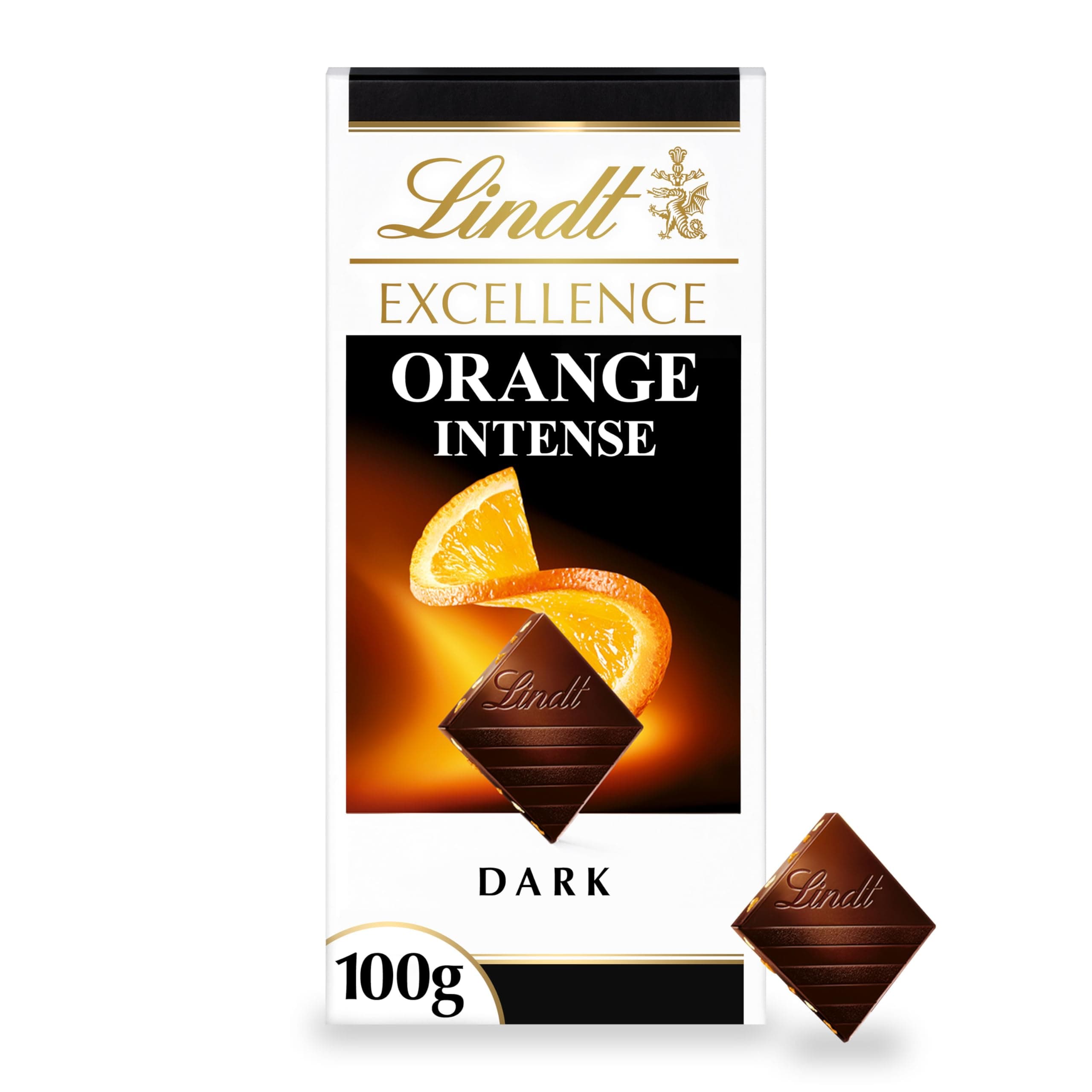 Lindt Excellence Orange Intense Dark Chocolate, 100 Gm