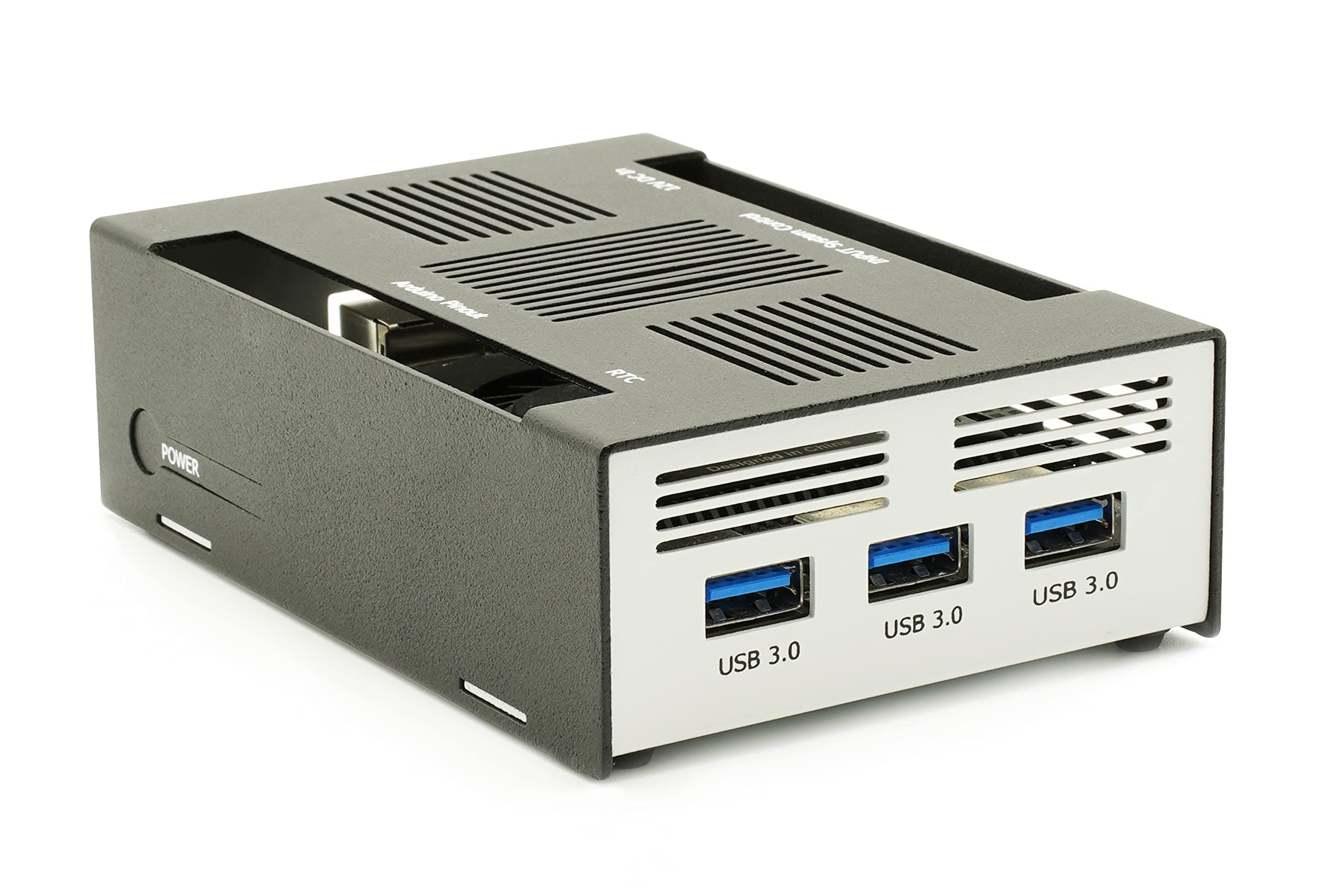 KKSB LattePanda Alpha and LattePanda Delta Case | Black and White LattePanda Aluminum Case