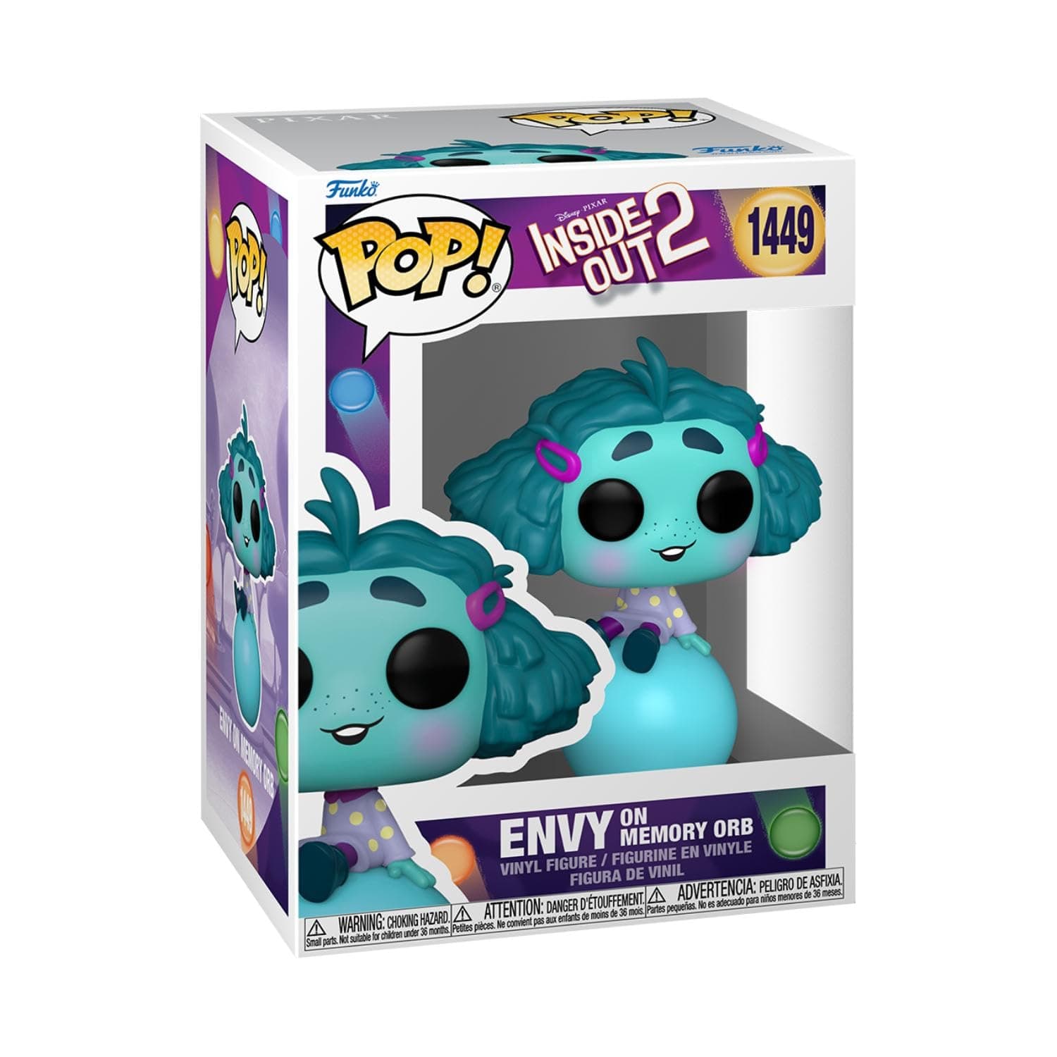 POP! Disney: Inside Out 2 - Envy on Memory Orb - Collectable Vinyl Figure - Gift Idea - Official Merchandise - for Kids & Adults - Movies Fans - Model Figure for Collectors and Display