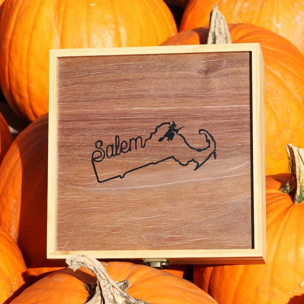 Extra Large Box With Lock and Key - Premium Black Walnut and durable Bamboo Wood - Organize Your Accessories (Salem MA)