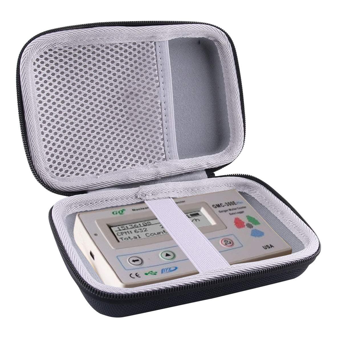 WERJIAHard Carrying Case for GQ GMC300 Plus/GMC-320 Plus Radiation Detector