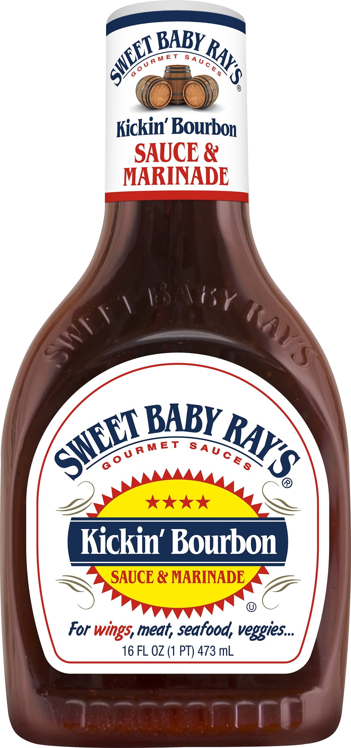 Sweet Baby Ray's Sauce and Marinade, Kickin' Bourbon , 16 OZ