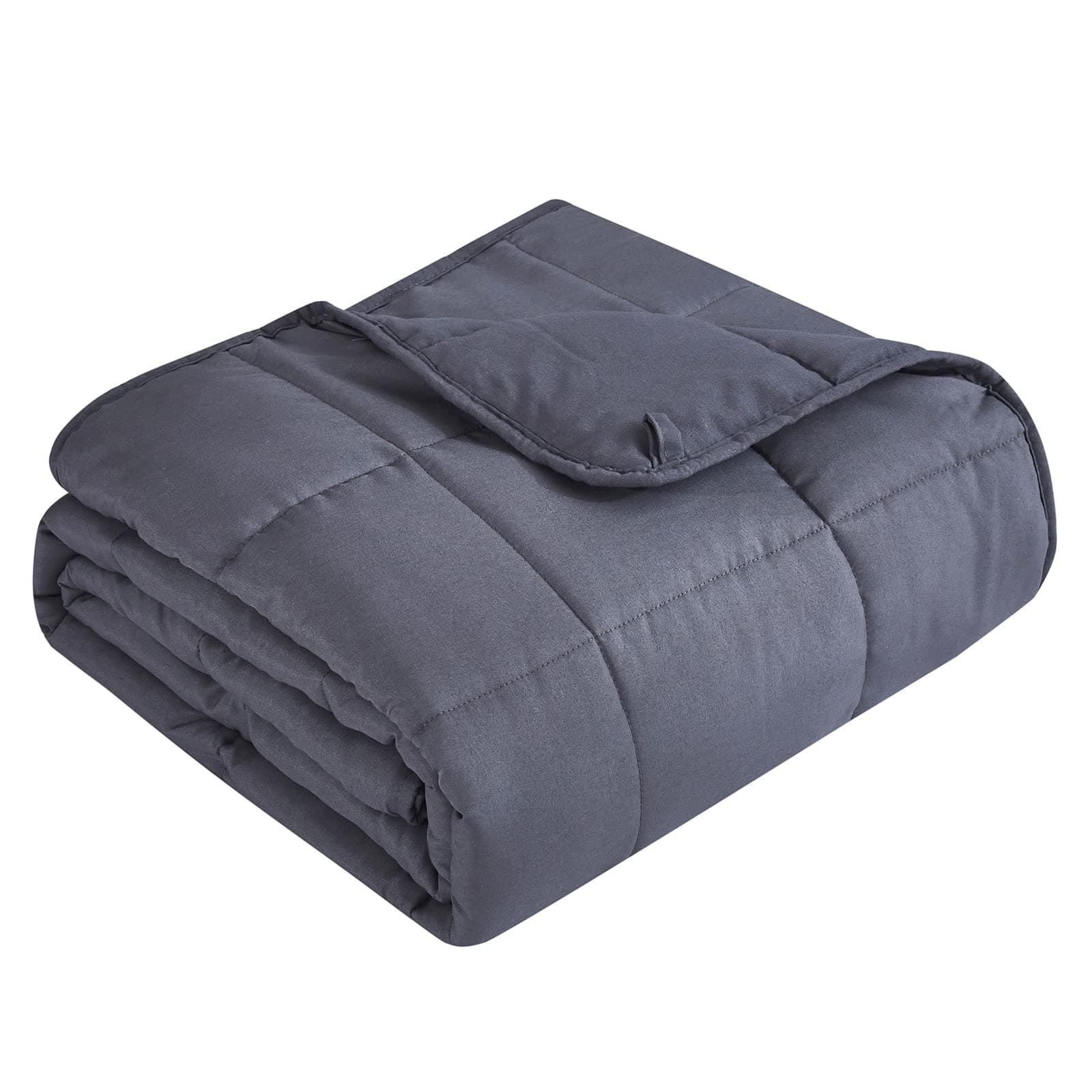 Weighted Blanket (15lbs 48"x72" Twin Size) Cooling Breathable Heavy Blanket Microfiber Material with Glass Beads Big Blanket for Adult All-Season Summer Fall Winter Soft Thick Comfort Blanket